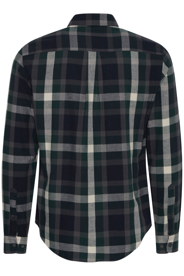 CASUAL FRIDAY - CFANTON LS Herringbone Checked Shirt - 20505290