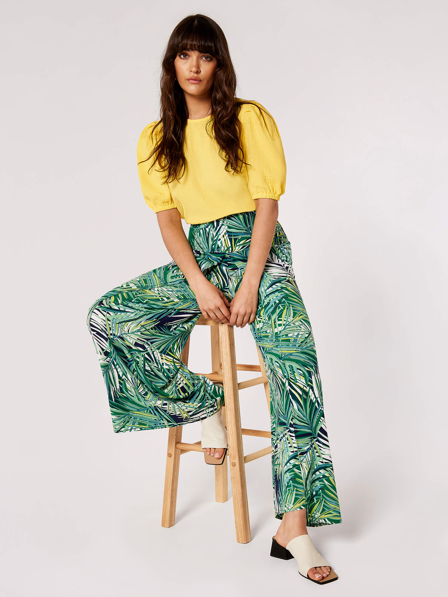 APRICOT - Layer Tropical Fisherman Trousers - 722033 - Boutique Bubbles