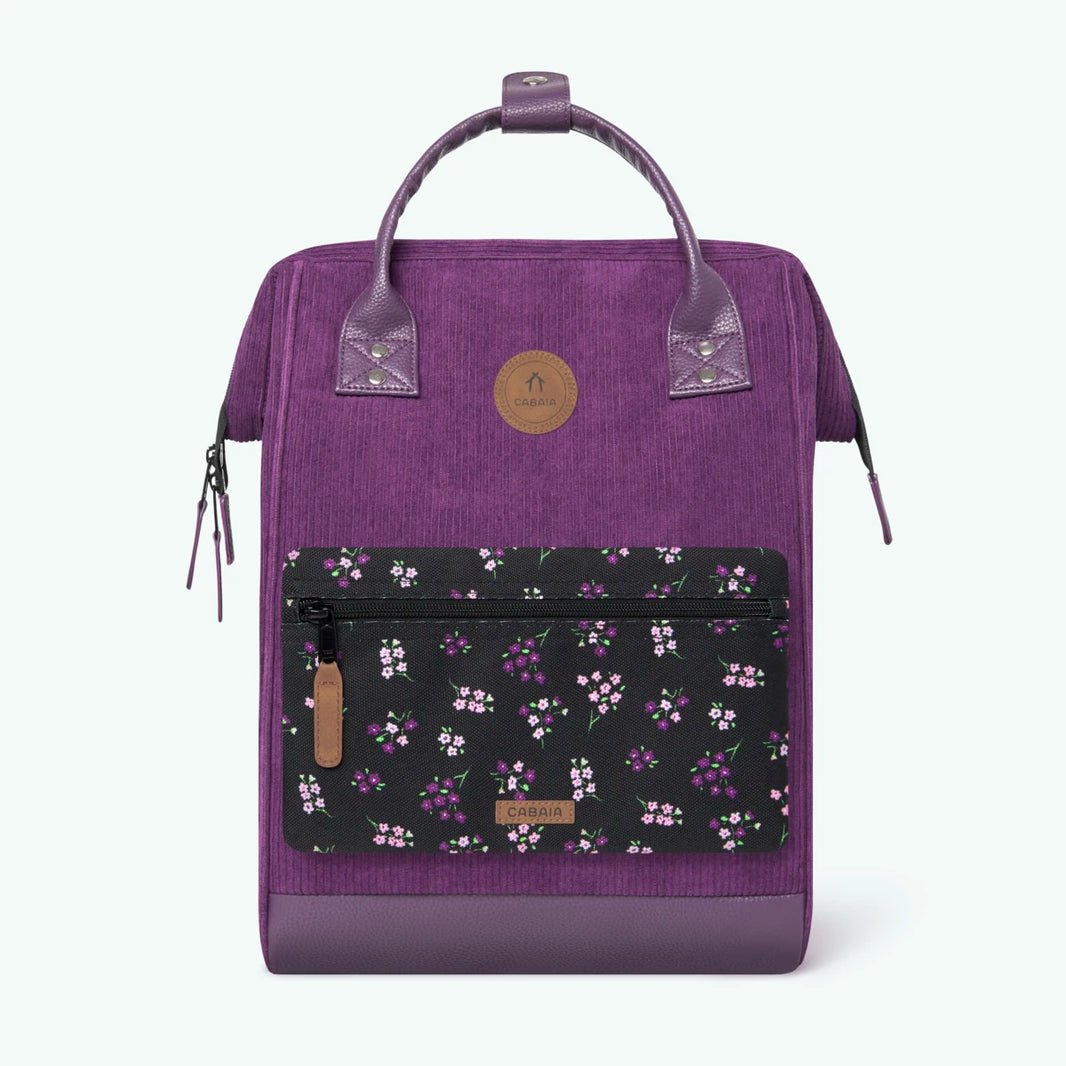 CABAÏA - Backpack Adventurer Medium - Recycled Velvet - Boutique Bubbles