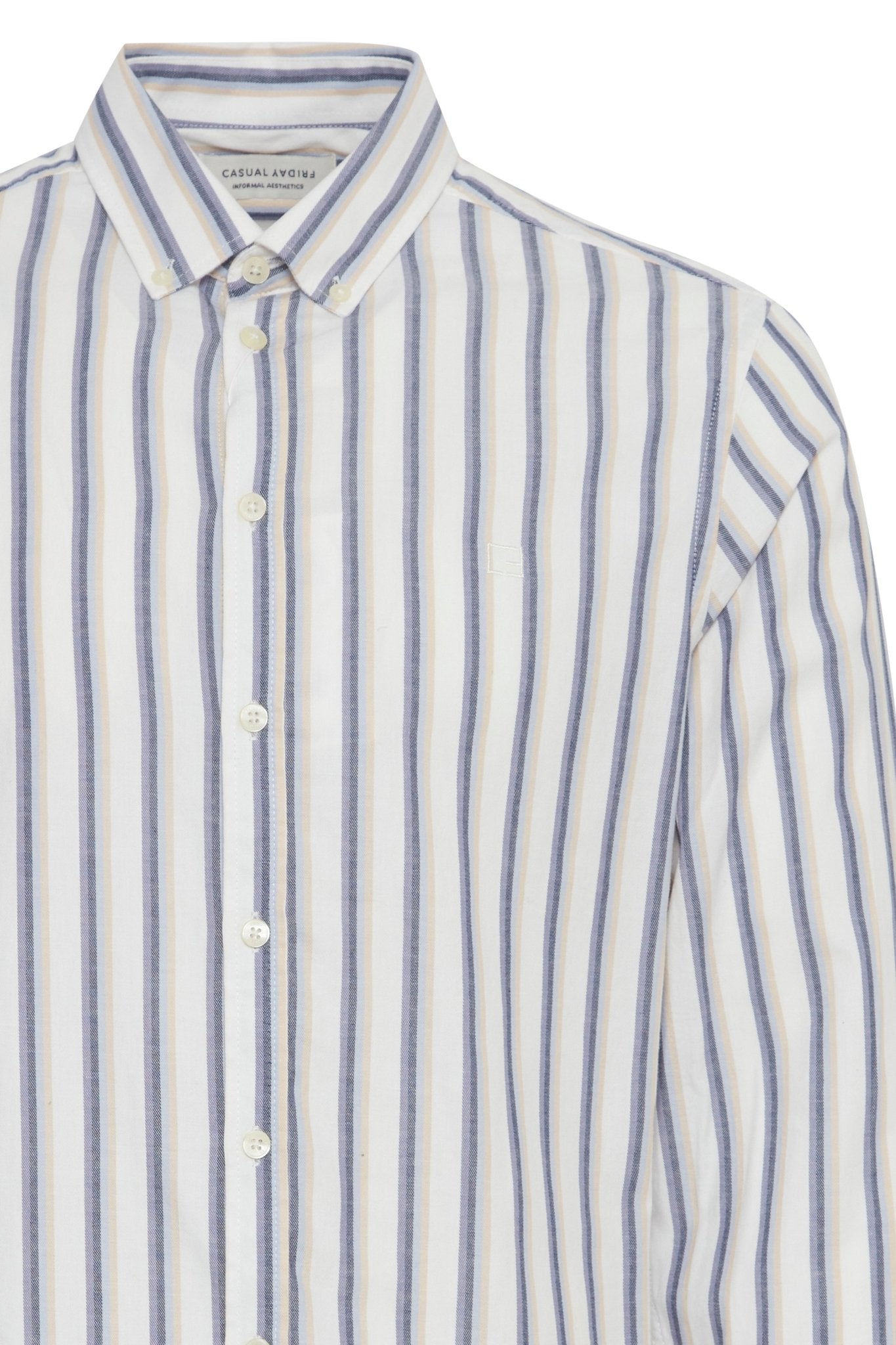 CASUAL FRIDAY - CFANTON LS BD striped shirt - 20505076 - Boutique Bubbles