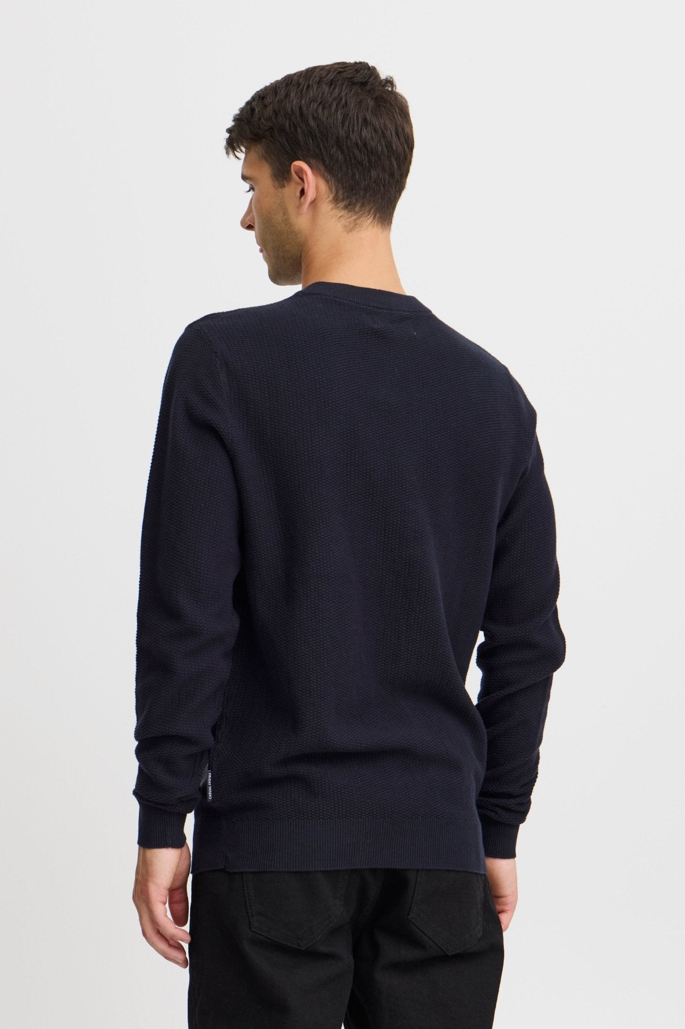 CASUAL FRIDAY - CFKARL 0160 structured crewneck knit - 20505192 - Boutique Bubbles