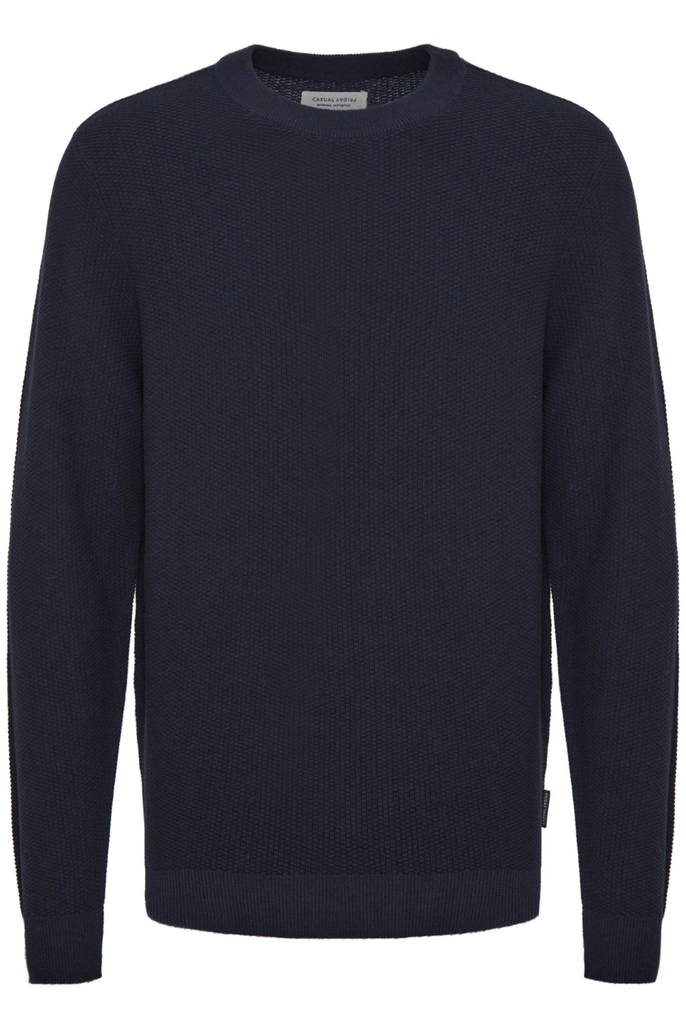 CASUAL FRIDAY - CFKARL 0160 structured crewneck knit - 20505192 - Boutique Bubbles