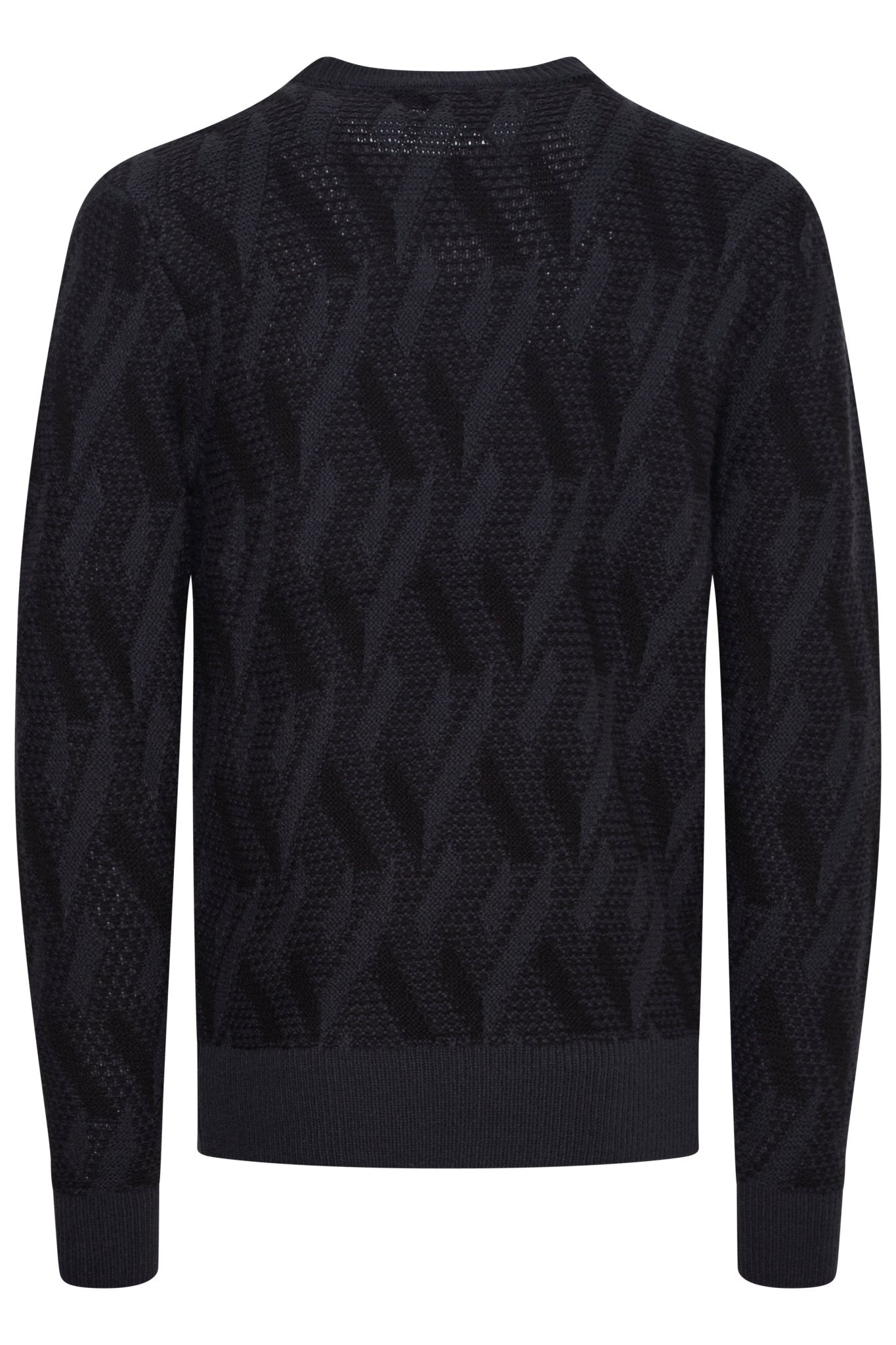 CASUAL FRIDAY - CFKARL jacquard crew neck knit - 20505195 - Boutique Bubbles