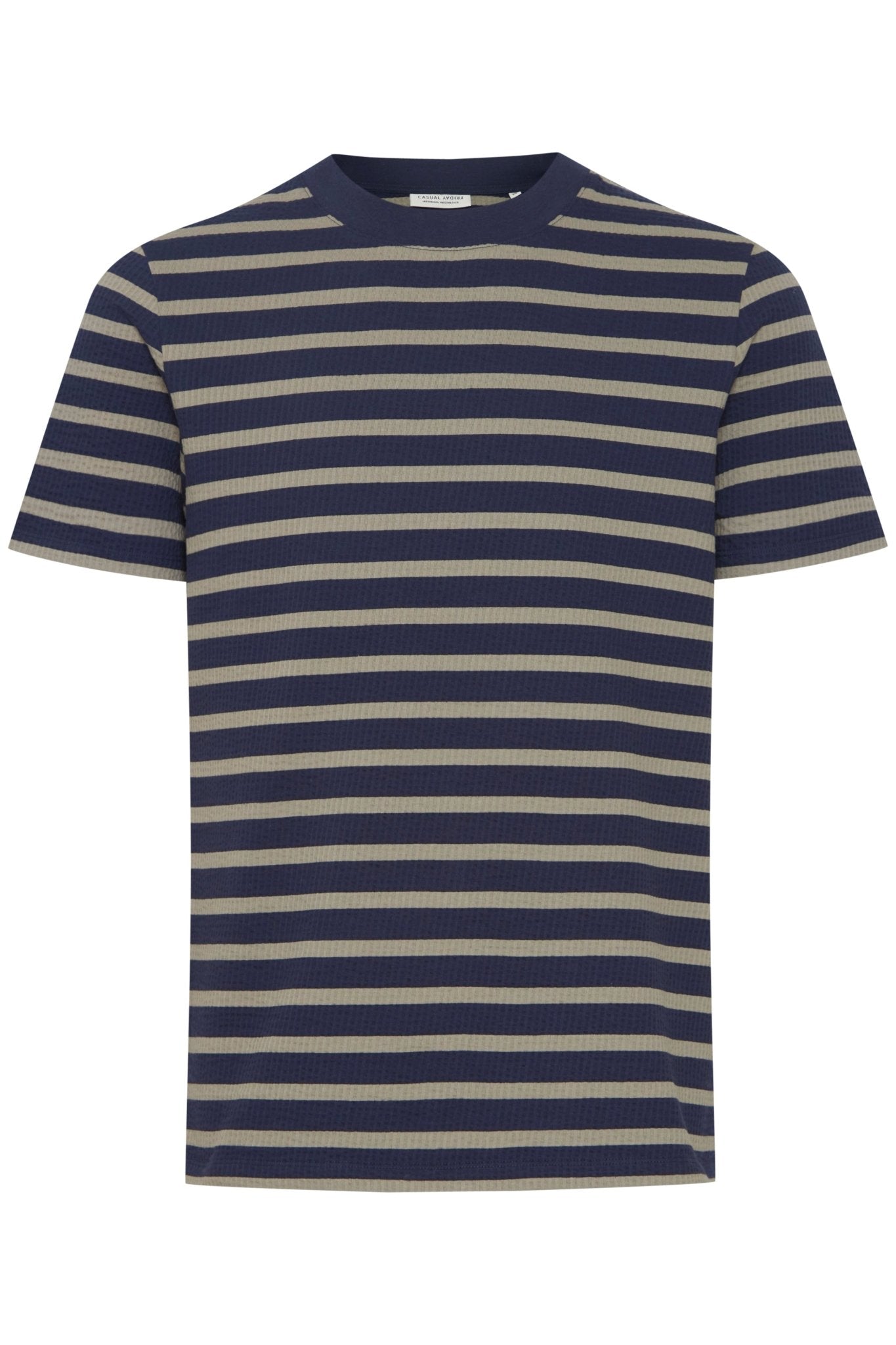 CASUAL FRIDAY - CFTHOR structured striped tee - 20505009 - Boutique Bubbles