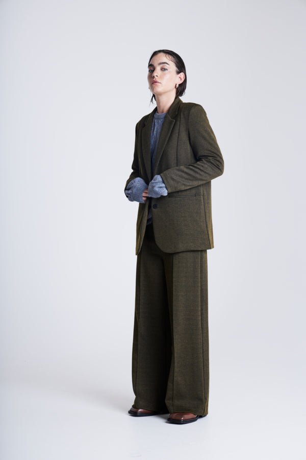 ICHI - IHKATE JACQUARD OVERSIZE BLAZER - 20121605 - Boutique Bubbles