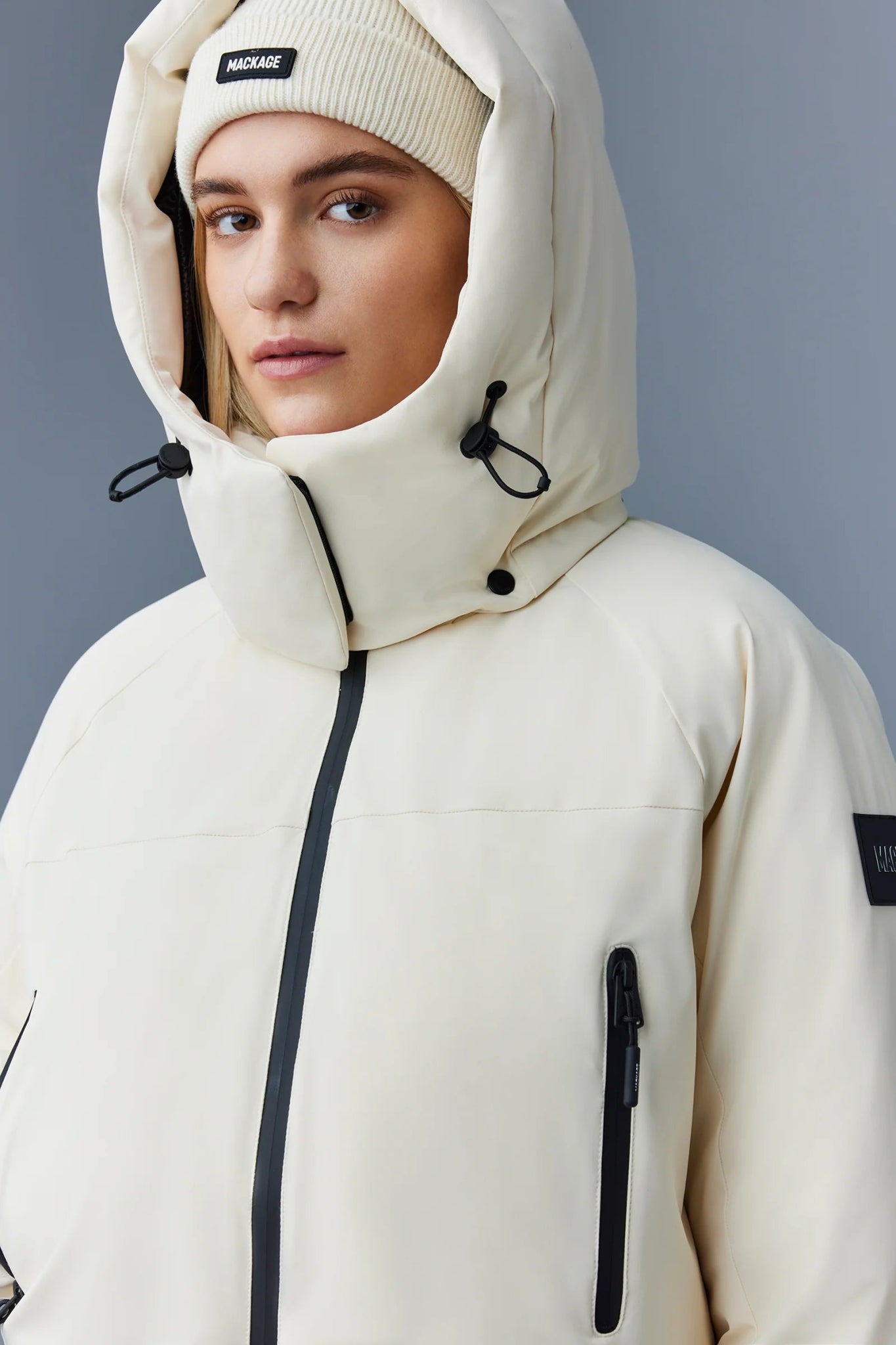 MACKAGE AMANDA - Stretch Down Ski Jacket With Hood - Boutique Bubbles