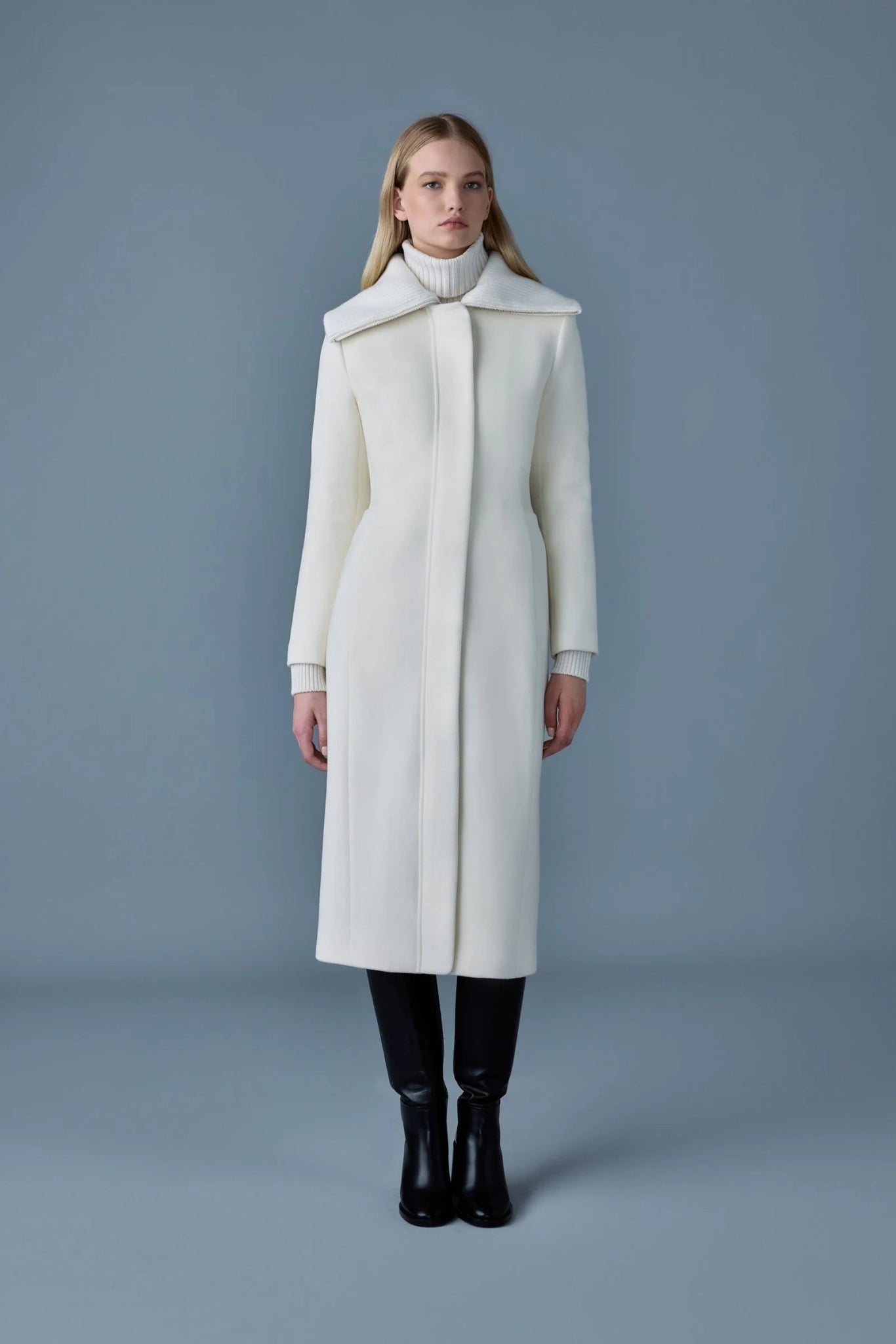 MACKAGE CLARICE - Double - face wool coat with smocked detailing - Boutique Bubbles