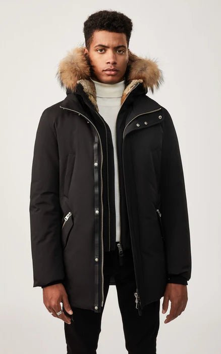 MACKAGE EDWARD - R - Hip Length Down Winter Parka With Fur (WITHOUT LOGO ON THE LEFT SLEEVE) - Boutique Bubbles