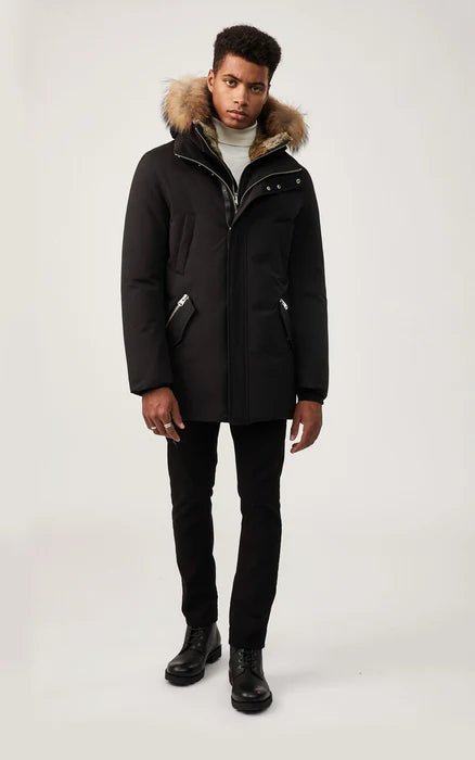 MACKAGE EDWARD - R - Hip Length Down Winter Parka With Fur (WITHOUT LOGO ON THE LEFT SLEEVE) - Boutique Bubbles