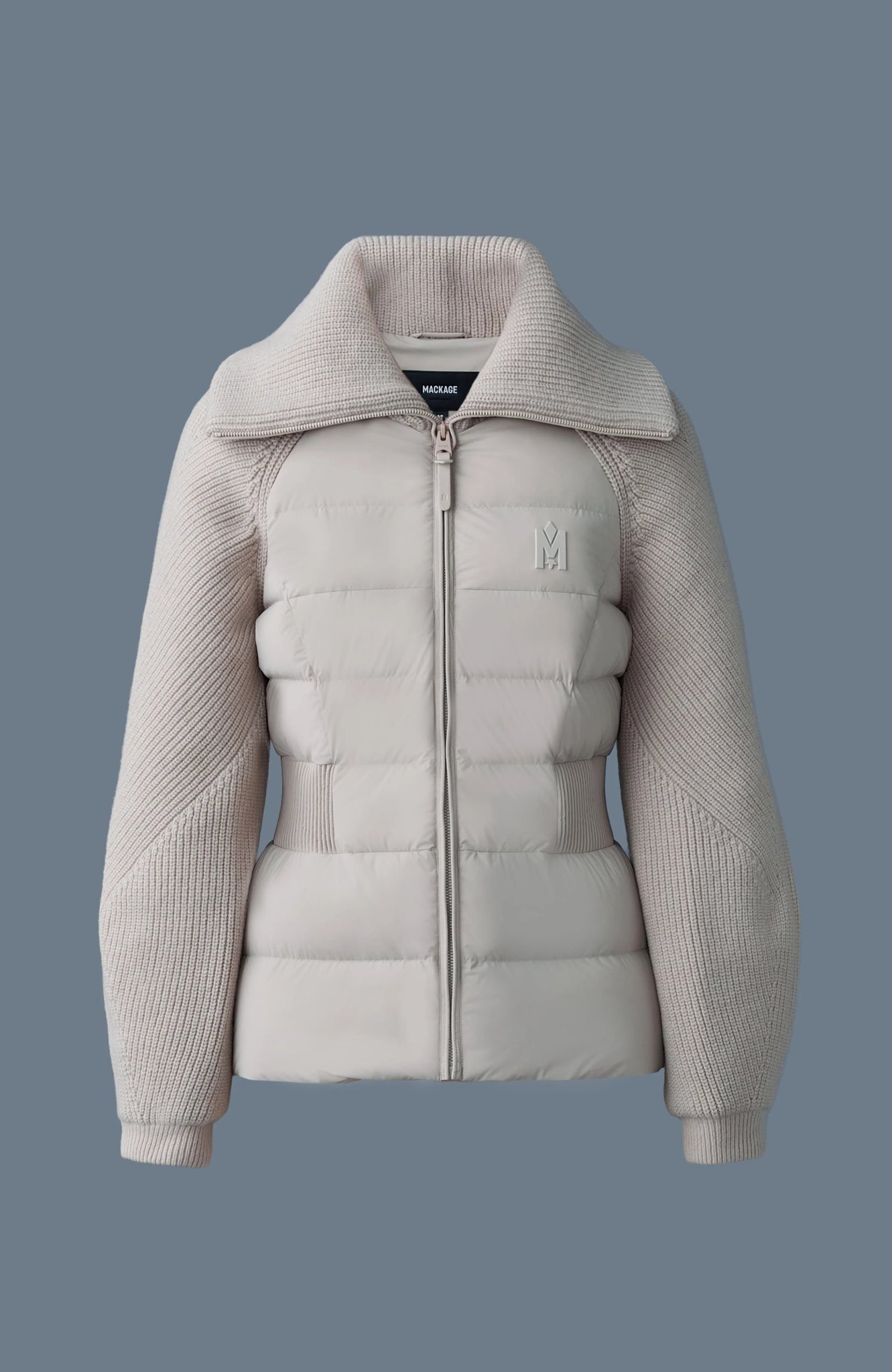 MACKAGE FOXY - Light Down Mixed Media Jacket - Boutique Bubbles