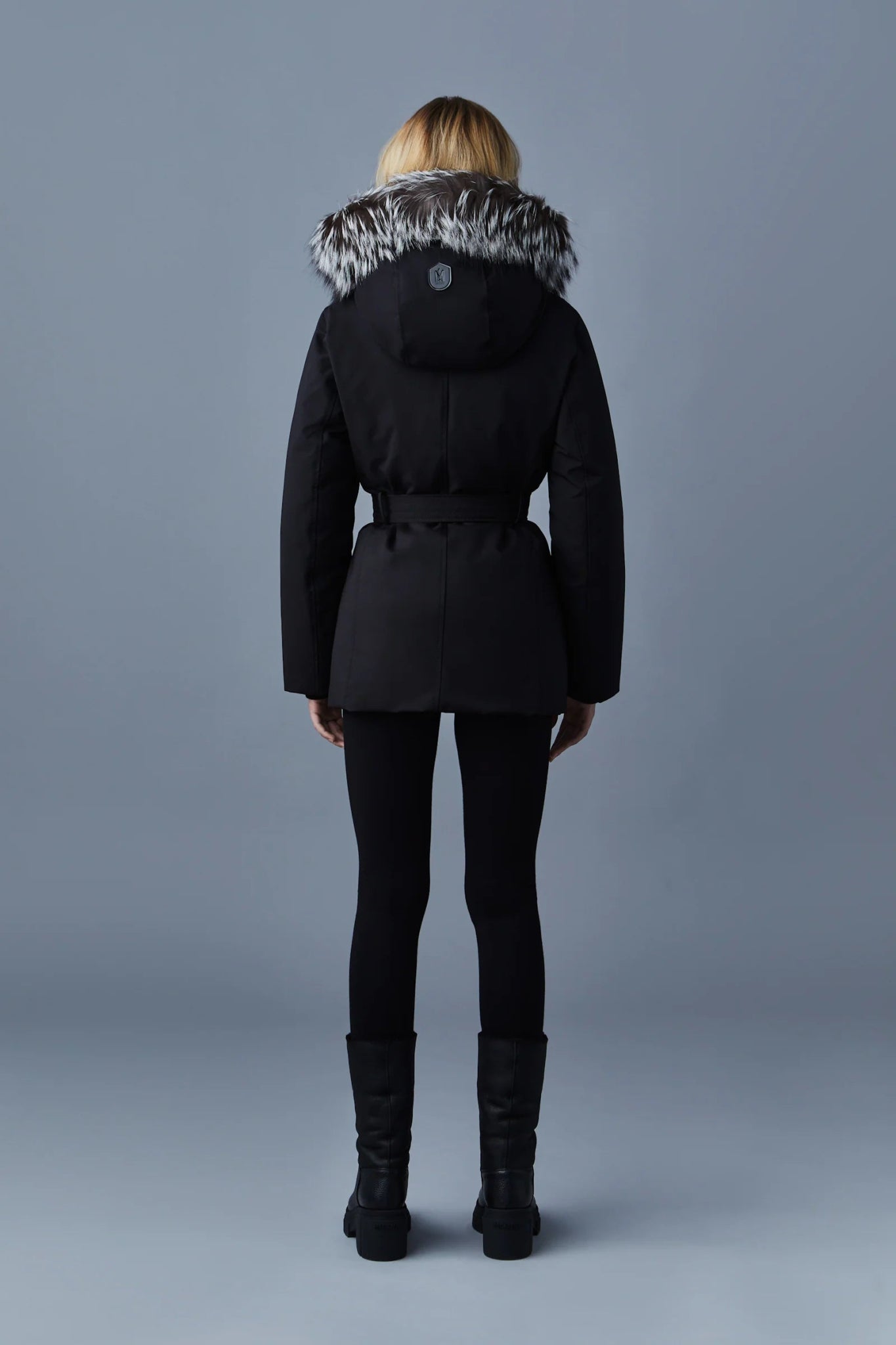 MACKAGE JENI - X - 2 - in - 1 down parka with removable bib and silver fox fur - Boutique Bubbles