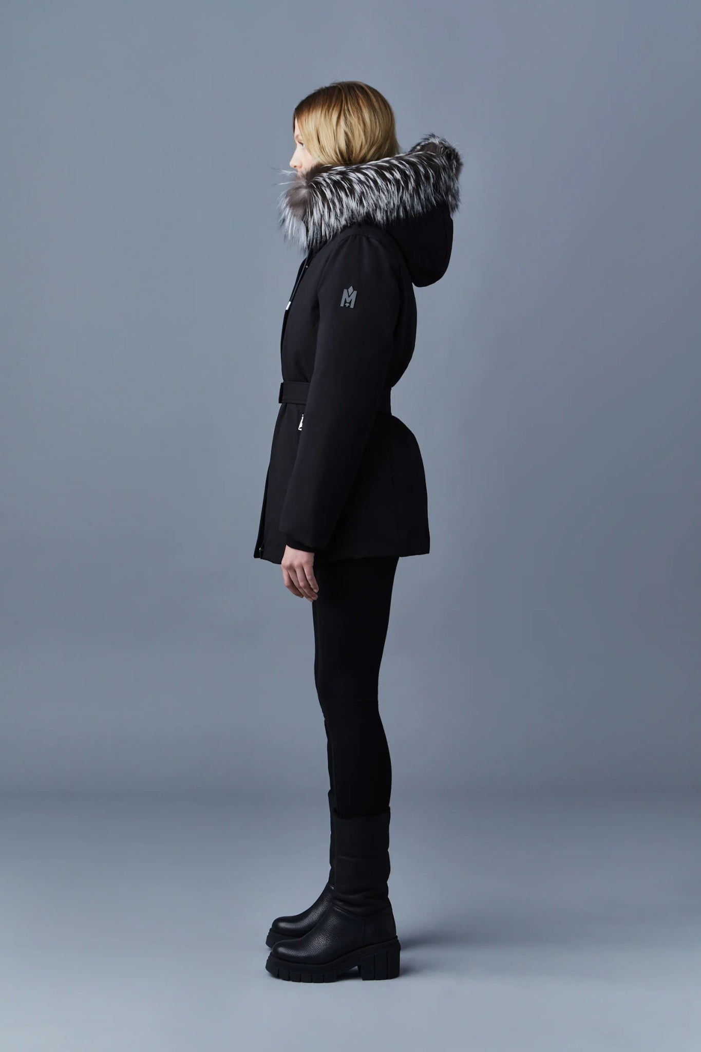 MACKAGE JENI - X - 2 - in - 1 down parka with removable bib and silver fox fur - Boutique Bubbles