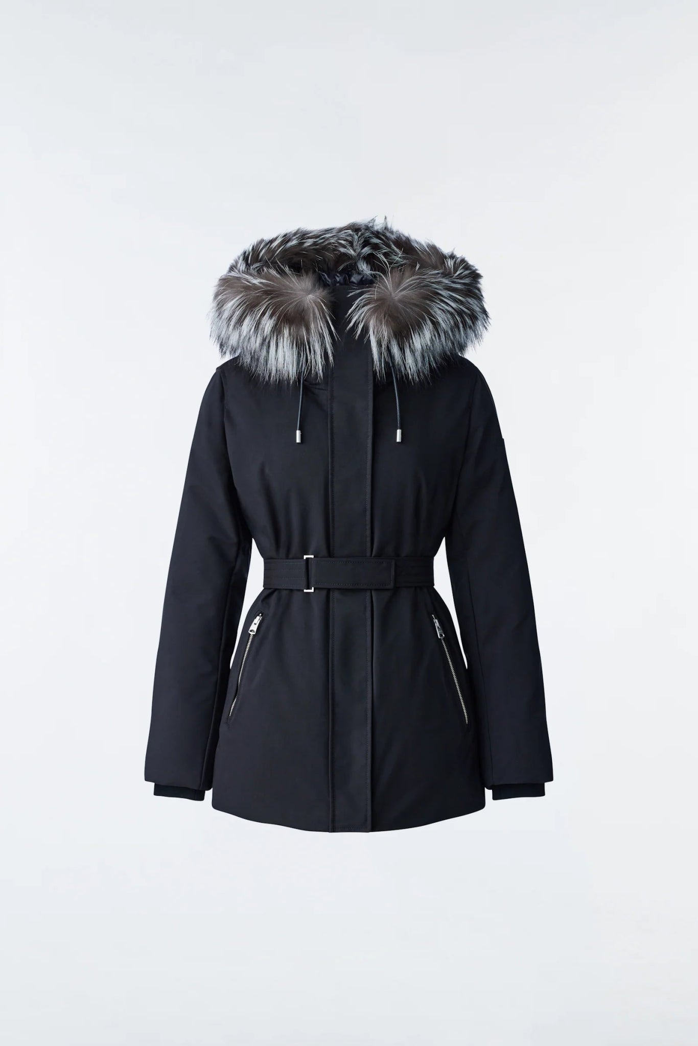 MACKAGE JENI - X - 2 - in - 1 down parka with removable bib and silver fox fur - Boutique Bubbles