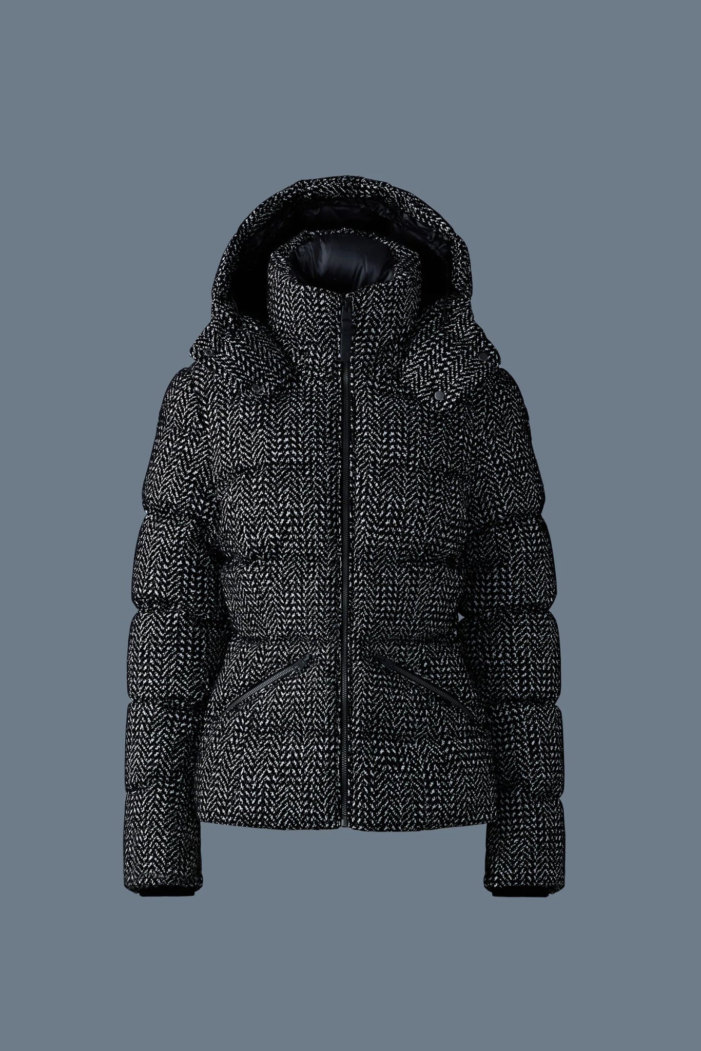 MACKAGE MADALYN - FLP - Flocked Medium Down Jacket - Boutique Bubbles