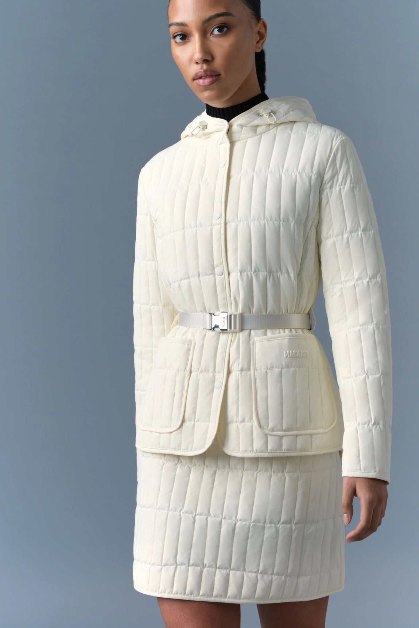 MACKAGE RAJA - Light Down Vertical Quilted Jacket - Boutique Bubbles