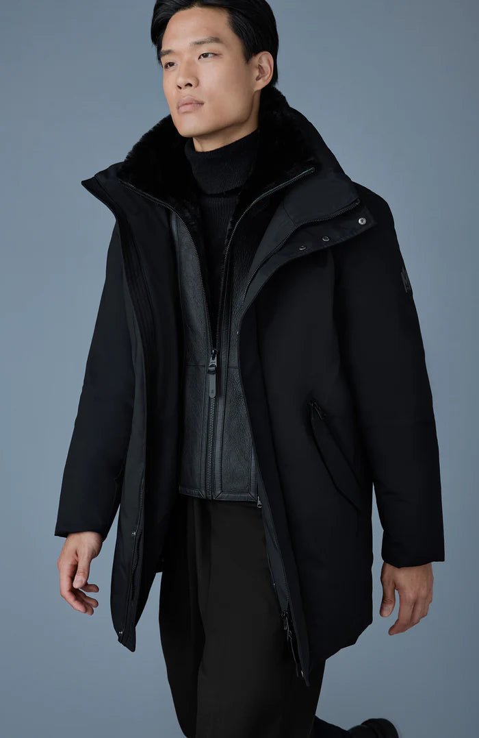 MACKAGE SULLIVAN - 2 - in - 1 Down Coat with Removable Bib - Boutique Bubbles