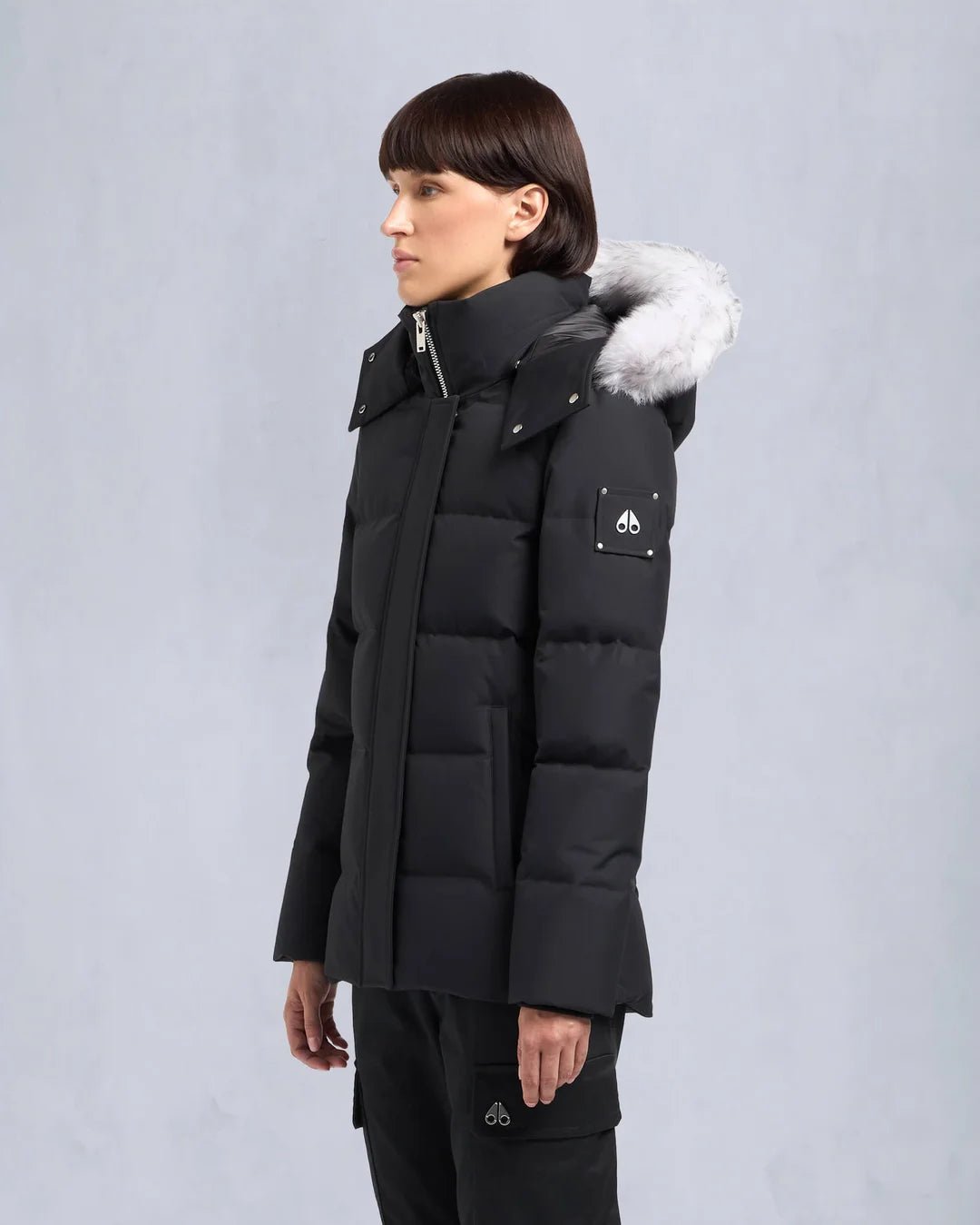 MOOSE KNUCKLES - CLOUD SHEARLING 3Q JACKET WOMENS - M34LJ179S - Boutique Bubbles