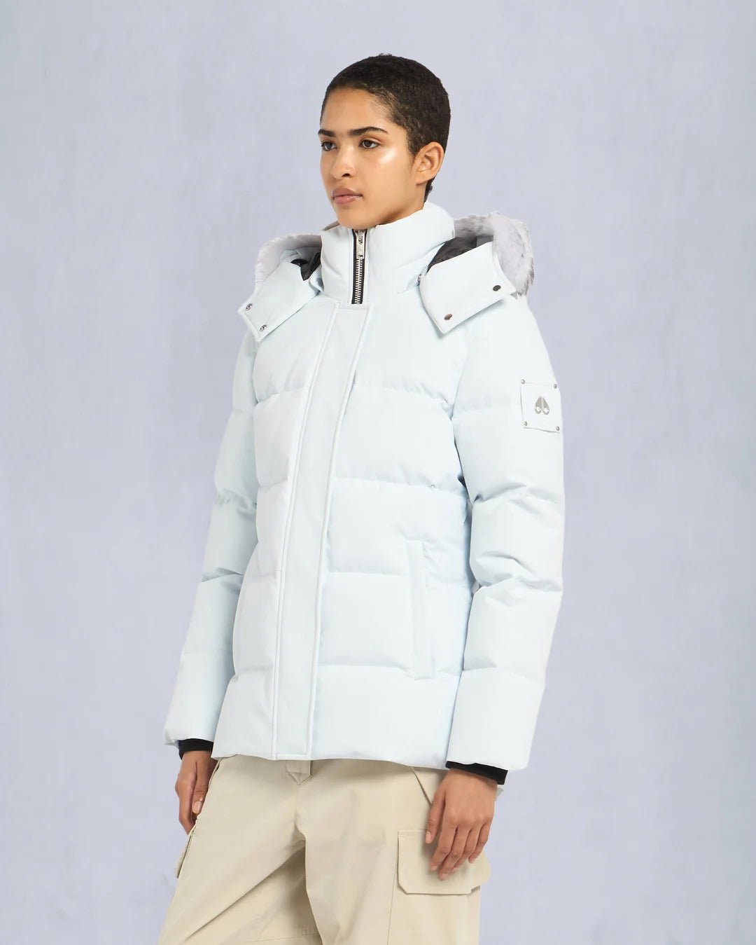 MOOSE KNUCKLES - CLOUD SHEARLING 3Q JACKET WOMENS - M34LJ179S - Boutique Bubbles