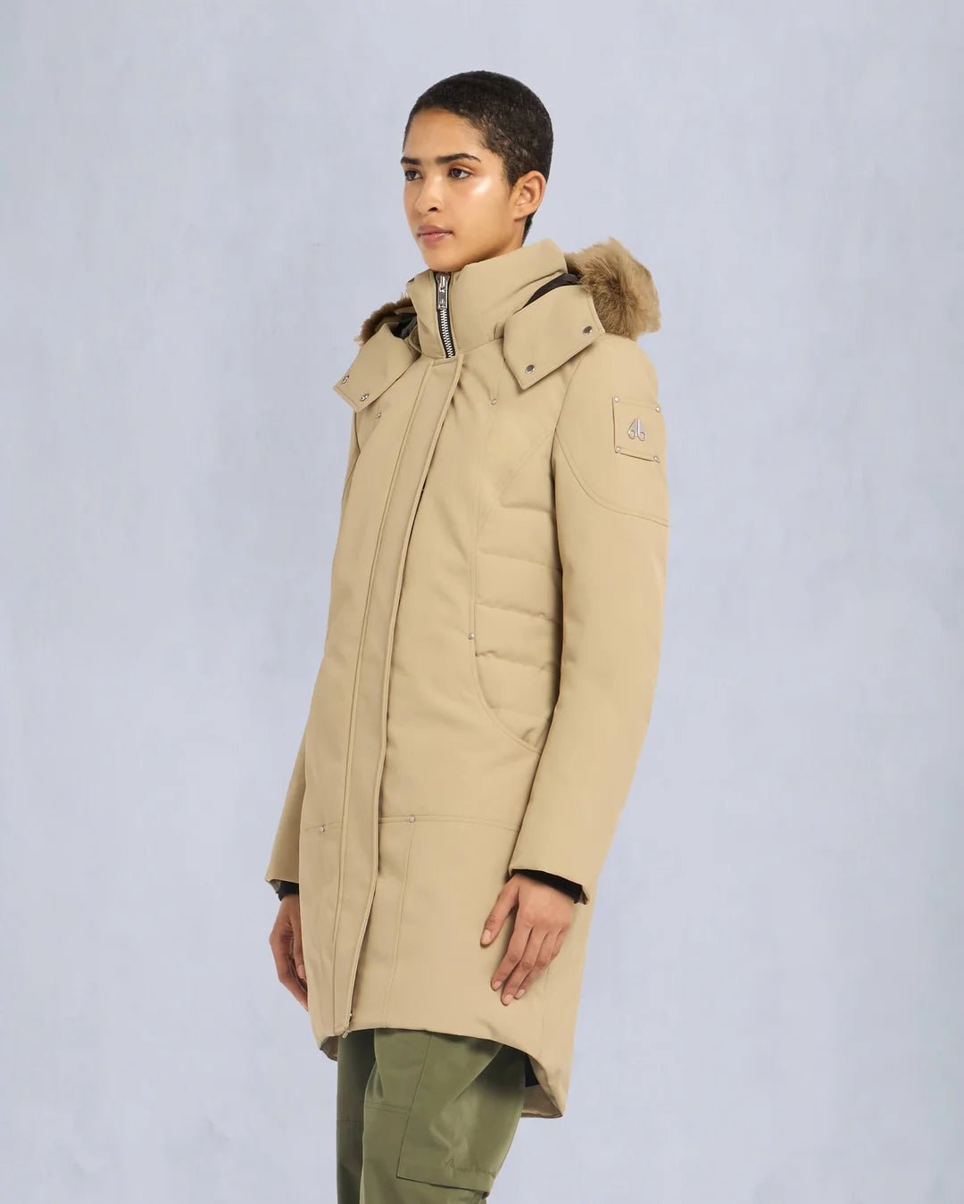 MOOSE KNUCKLES - CLOUD SHEARLING PARKA WOMENS - M34LP223S - Boutique Bubbles