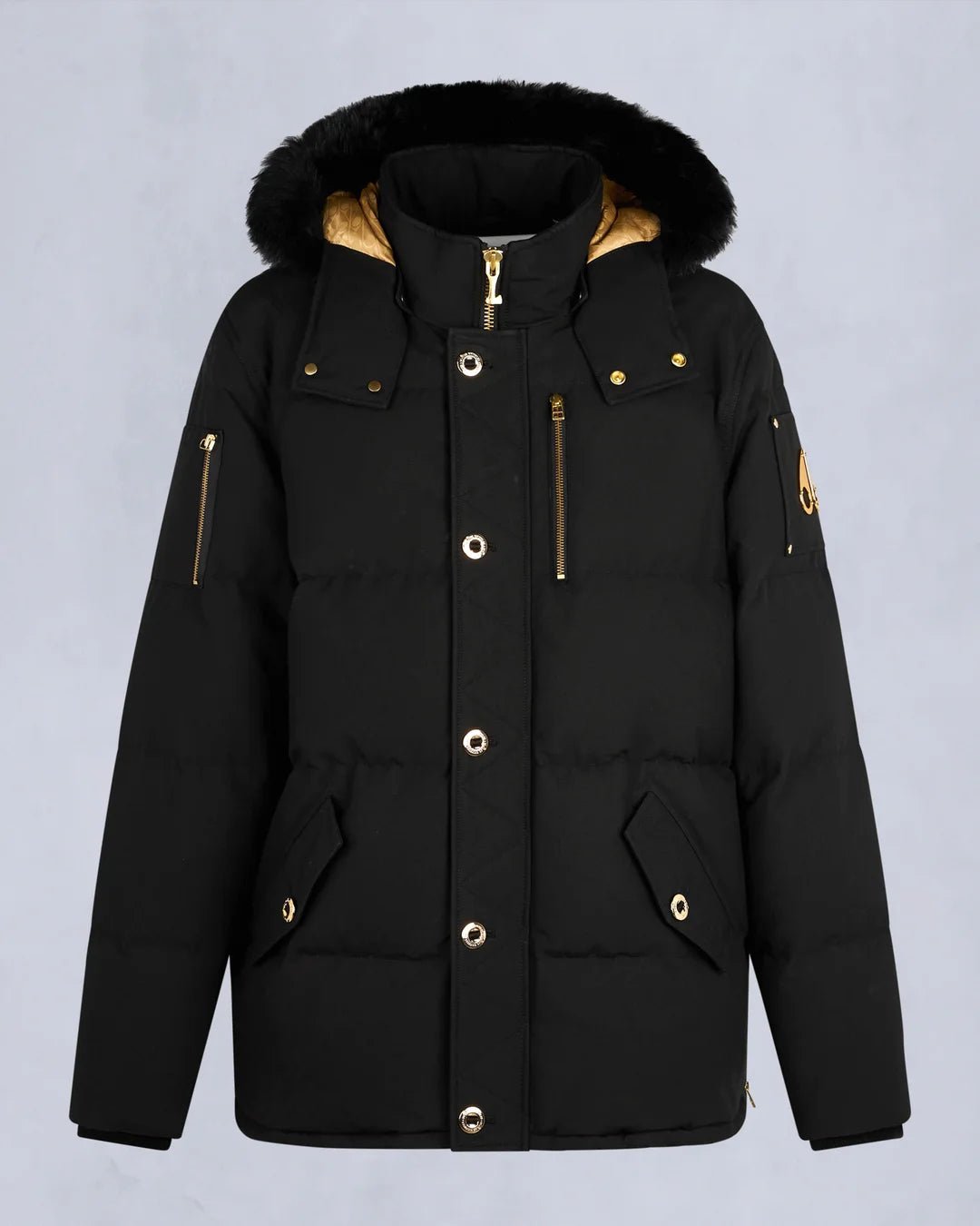 MOOSE KNUCKLES - GOLD SERIES SHEARLING 3Q JACKET MENS - M32MJ128GS - Boutique Bubbles