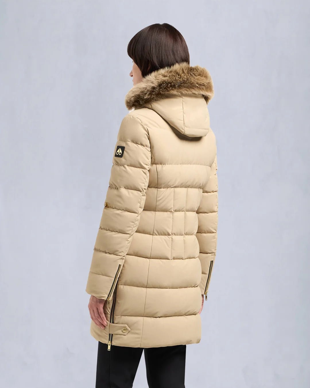 MOOSE KNUCKLES - GOLD SERIES WATERSHED SHEARLING PARKA - M34LP228GS - Boutique Bubbles