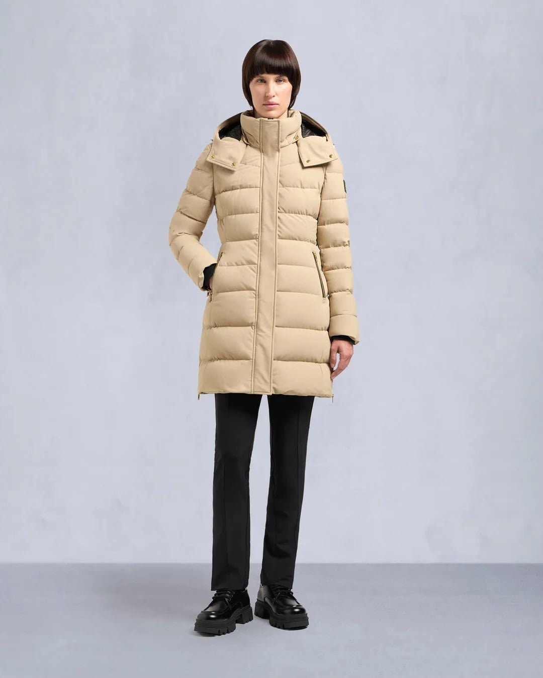 MOOSE KNUCKLES - GOLD SERIES WATERSHED SHEARLING PARKA - M34LP228GS - Boutique Bubbles