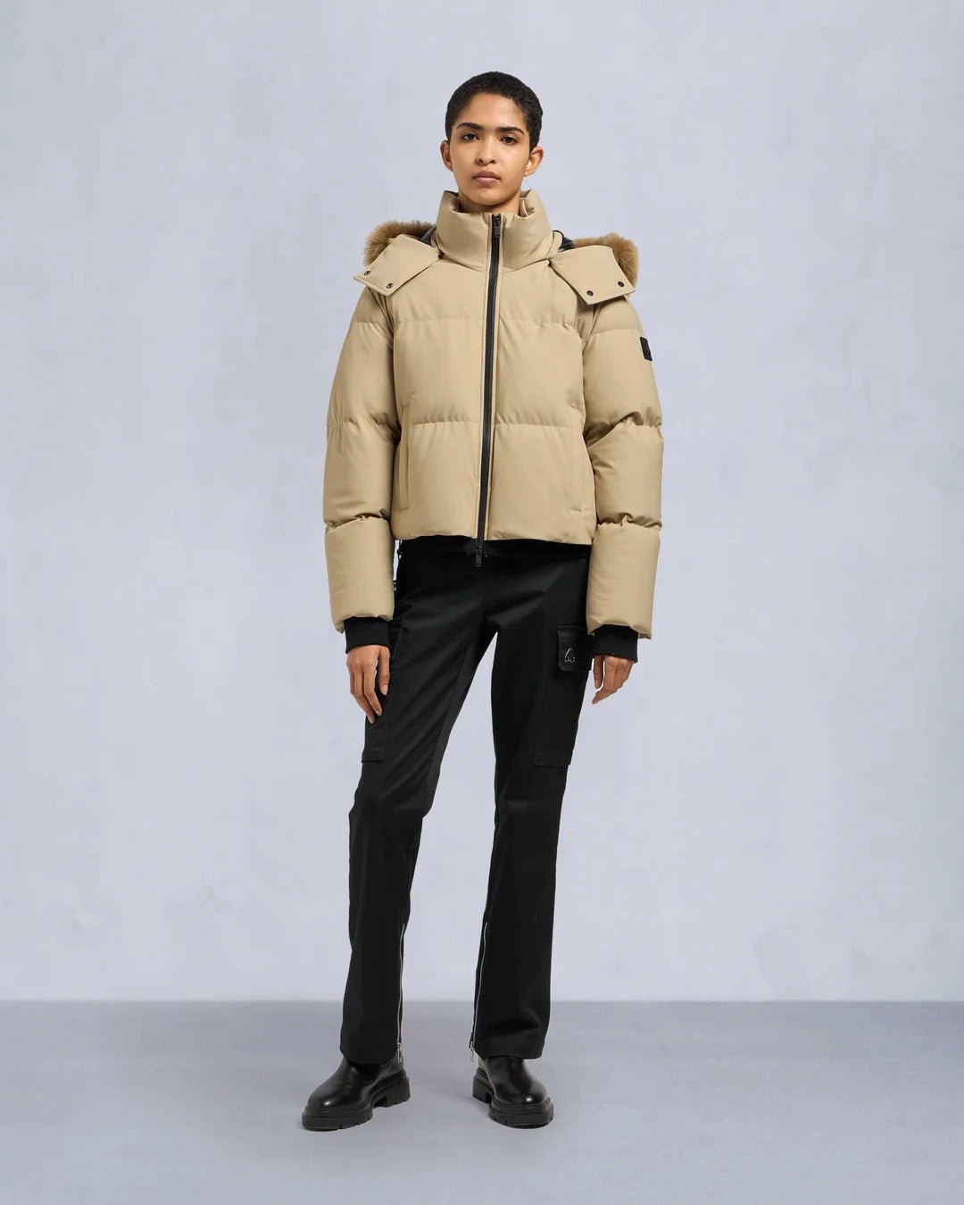 MOOSE KNUCKLES - MISTI SHEARLING DOWN JACKET - M34LJ137S - Boutique Bubbles