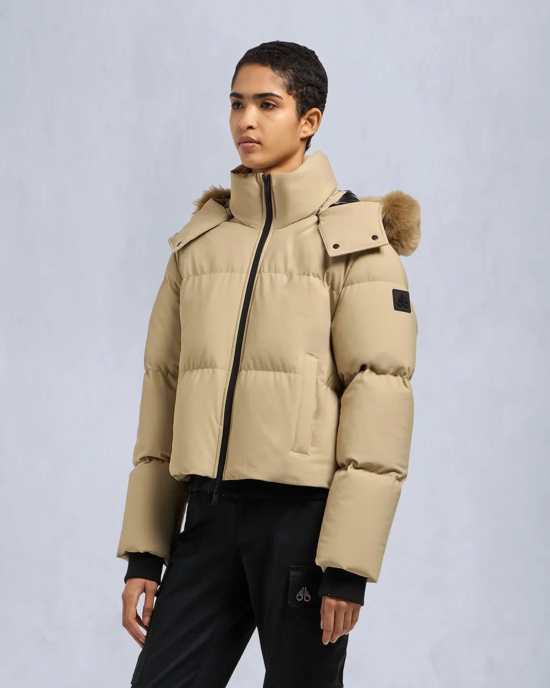 MOOSE KNUCKLES - MISTI SHEARLING DOWN JACKET - M34LJ137S - Boutique Bubbles