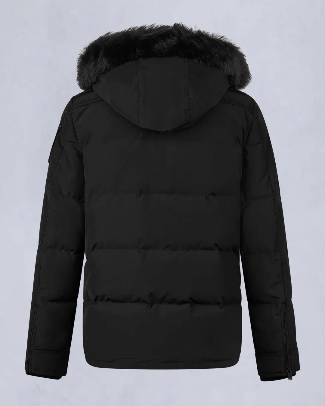 MOOSE KNUCKLES - ONYX ROUND ISLAND SHEARLING DOWN JACKET - M33MJ122S - Boutique Bubbles