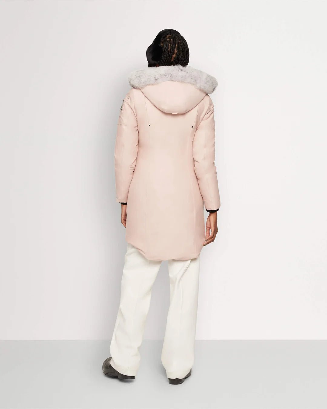 MOOSE KNUCKLES - ORIGINAL SHEARLING STIRLING PARKA WOMENS (pompom) - M32LP203S - Boutique Bubbles