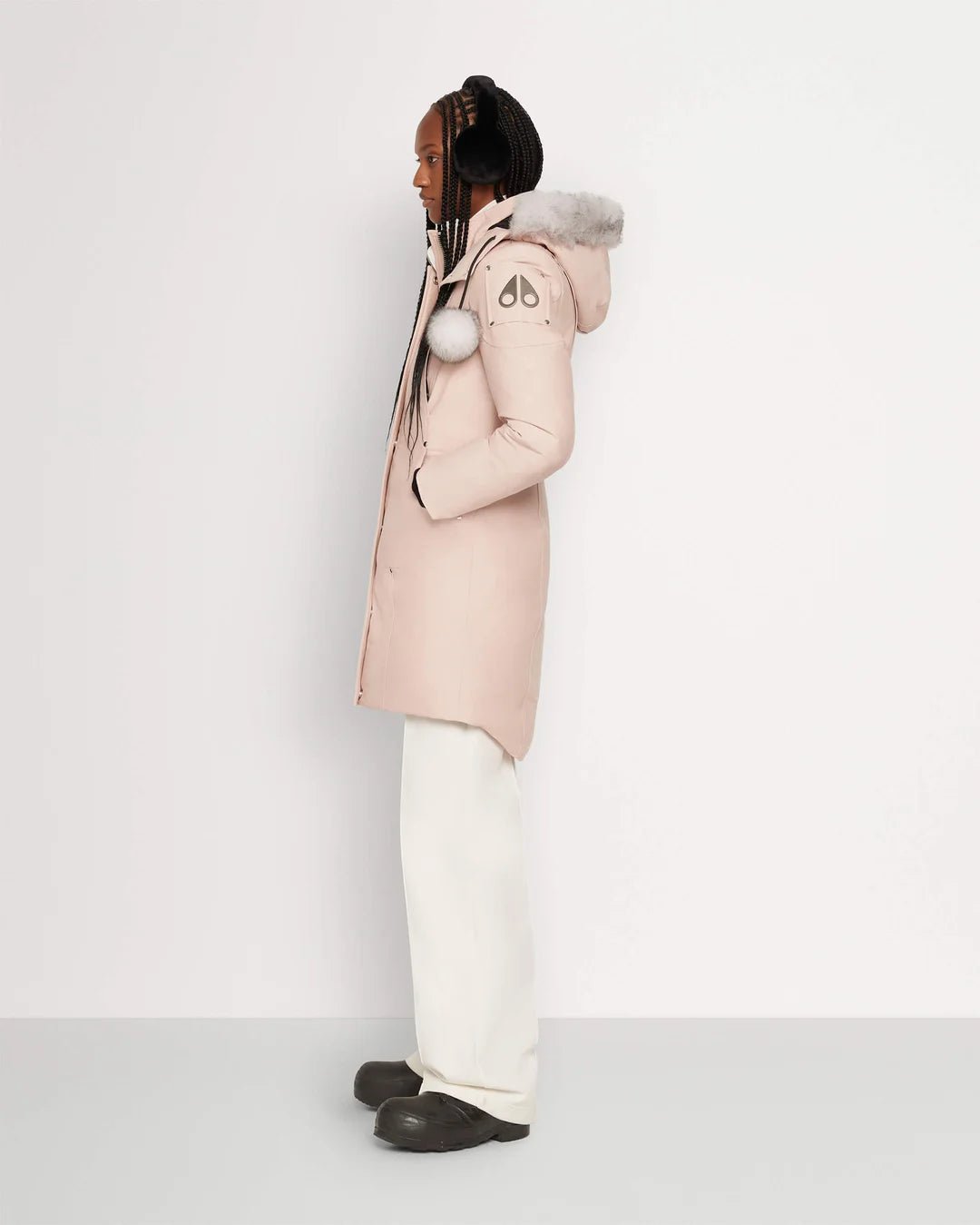 MOOSE KNUCKLES - ORIGINAL SHEARLING STIRLING PARKA WOMENS (pompom) - M32LP203S - Boutique Bubbles