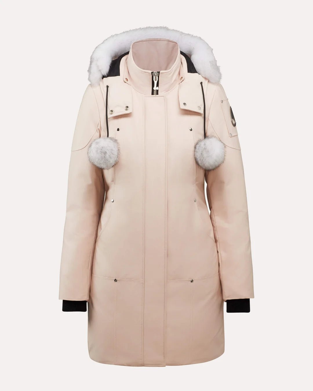 MOOSE KNUCKLES - ORIGINAL SHEARLING STIRLING PARKA WOMENS (pompom) - M32LP203S - Boutique Bubbles