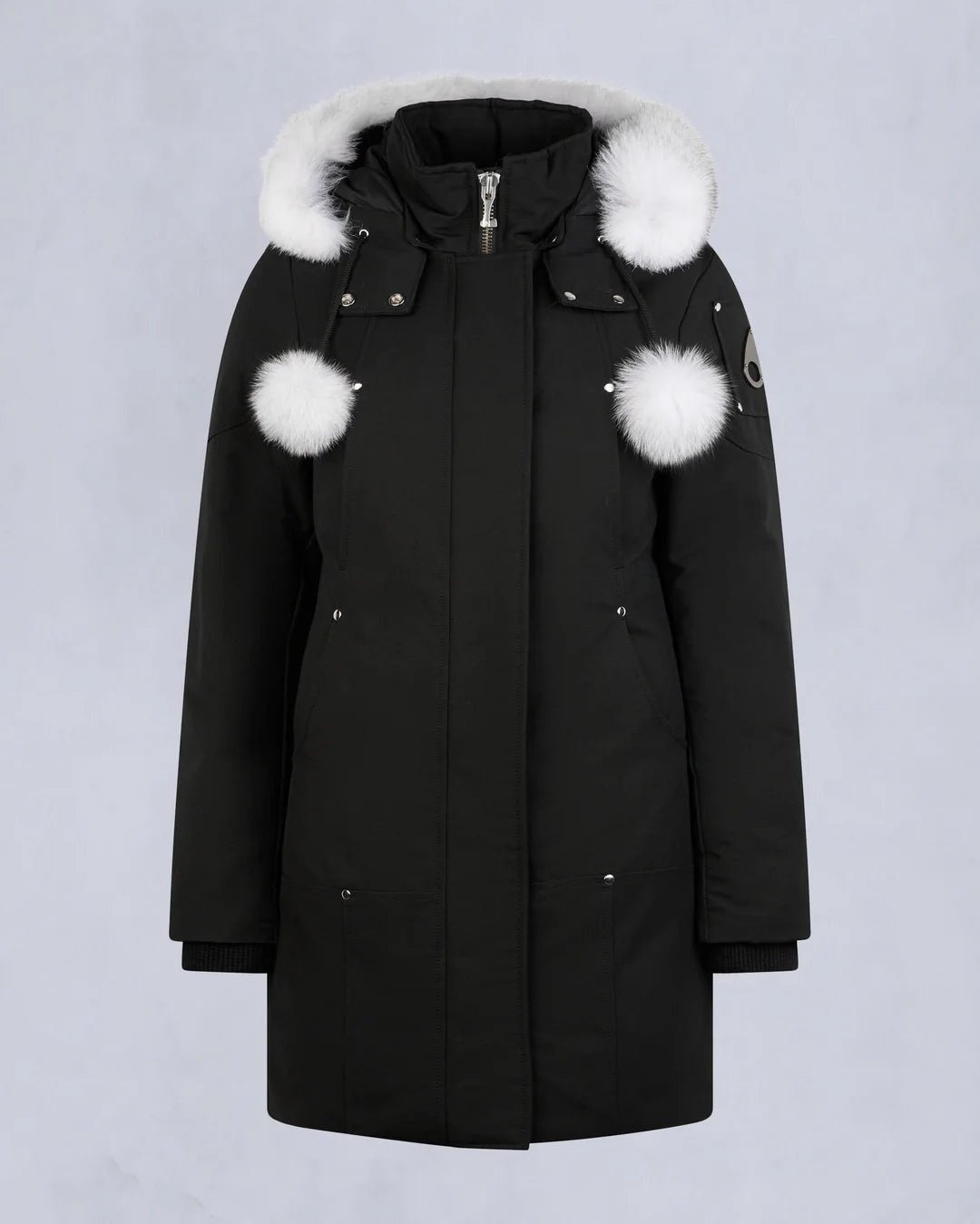 MOOSE KNUCKLES - ORIGINAL STIRLING PARKA FUR WOMENS (pompom) - MK2003LP - Boutique Bubbles