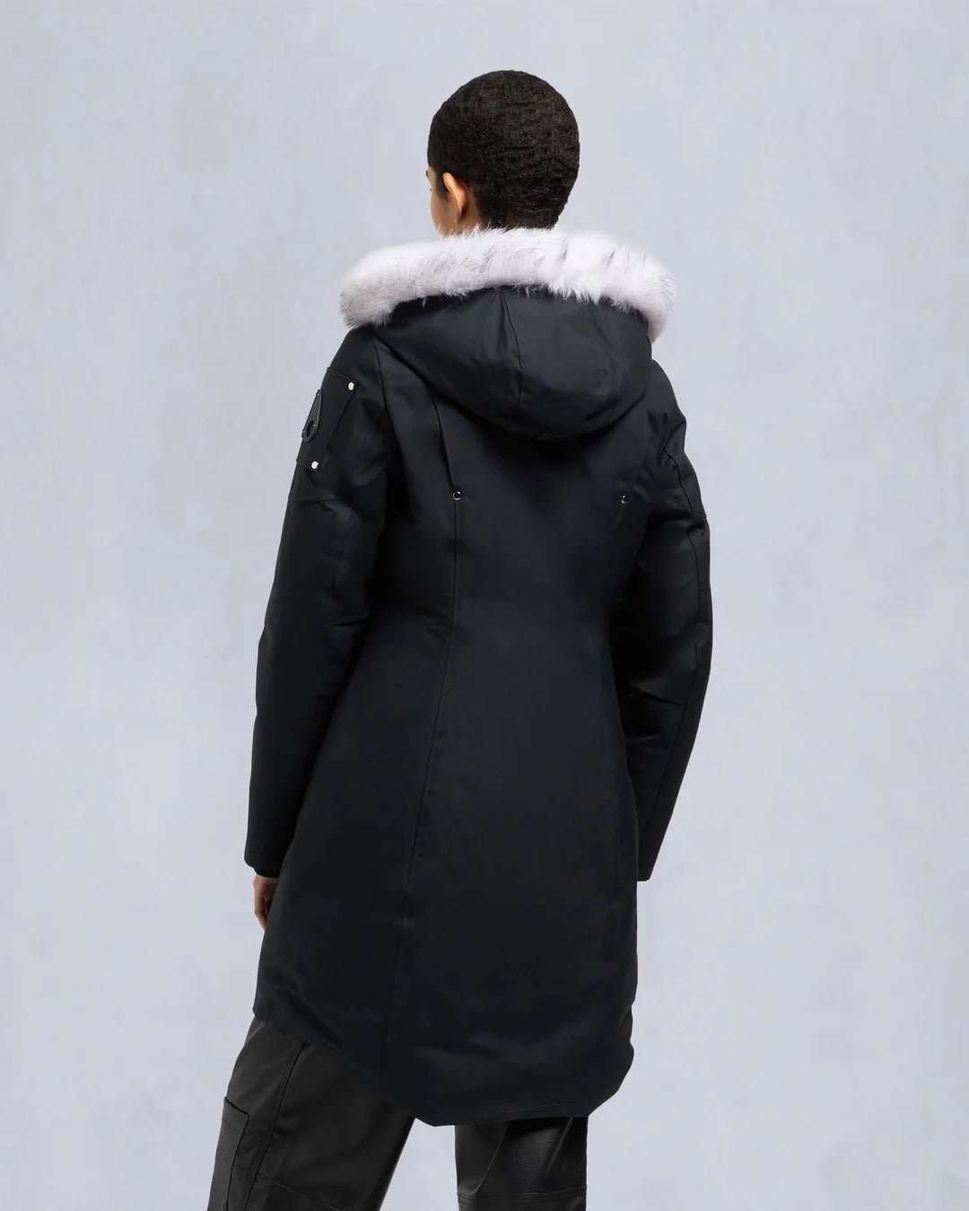 MOOSE KNUCKLES - ORIGINAL STIRLING PARKA SHEARLING WOMENS (pompom) - M32LP203S - Boutique Bubbles