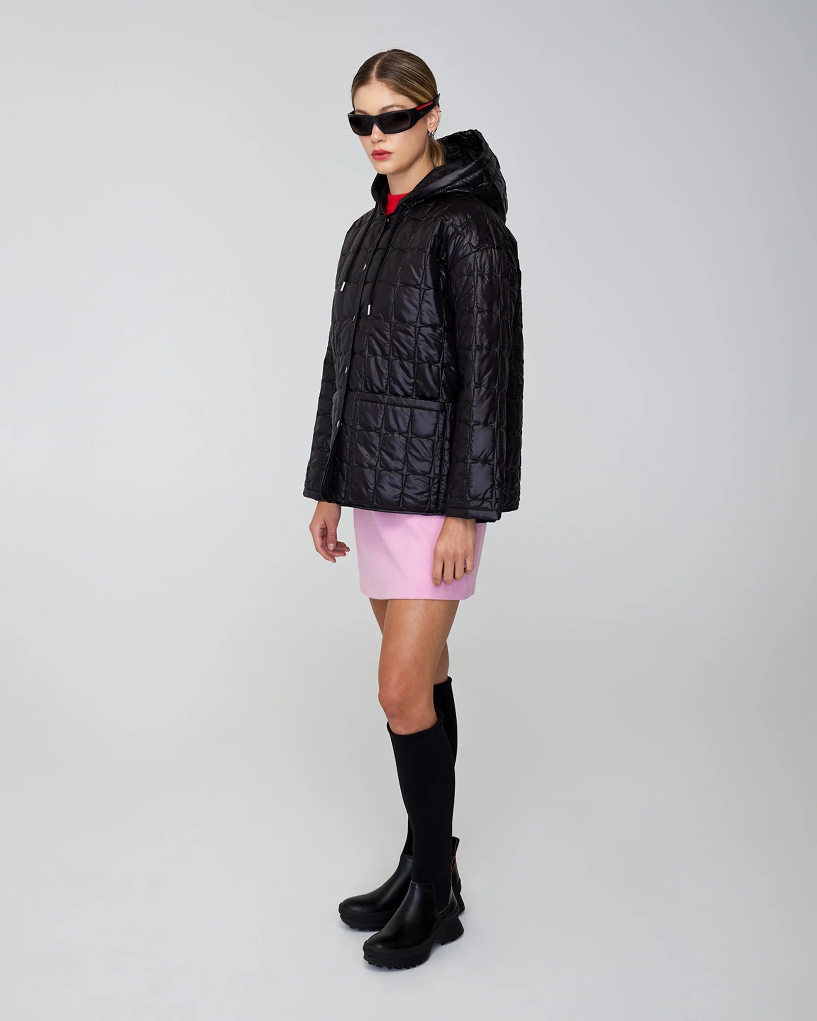 QUARTZ Co EMILY - Lightweight Hooded Quilted Jacket - Boutique Bubbles