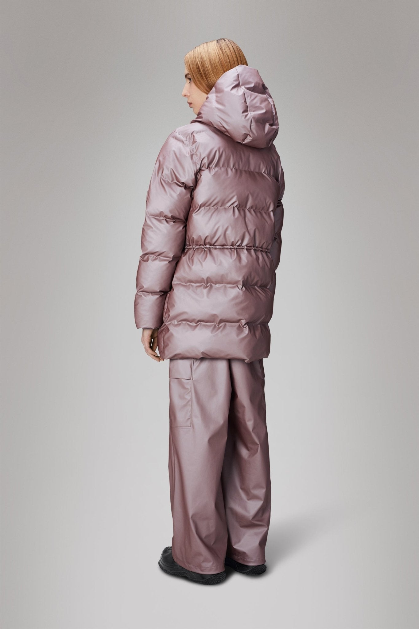 RAINS ALTA Long Puffer String W Jacket W3T4 - Boutique Bubbles