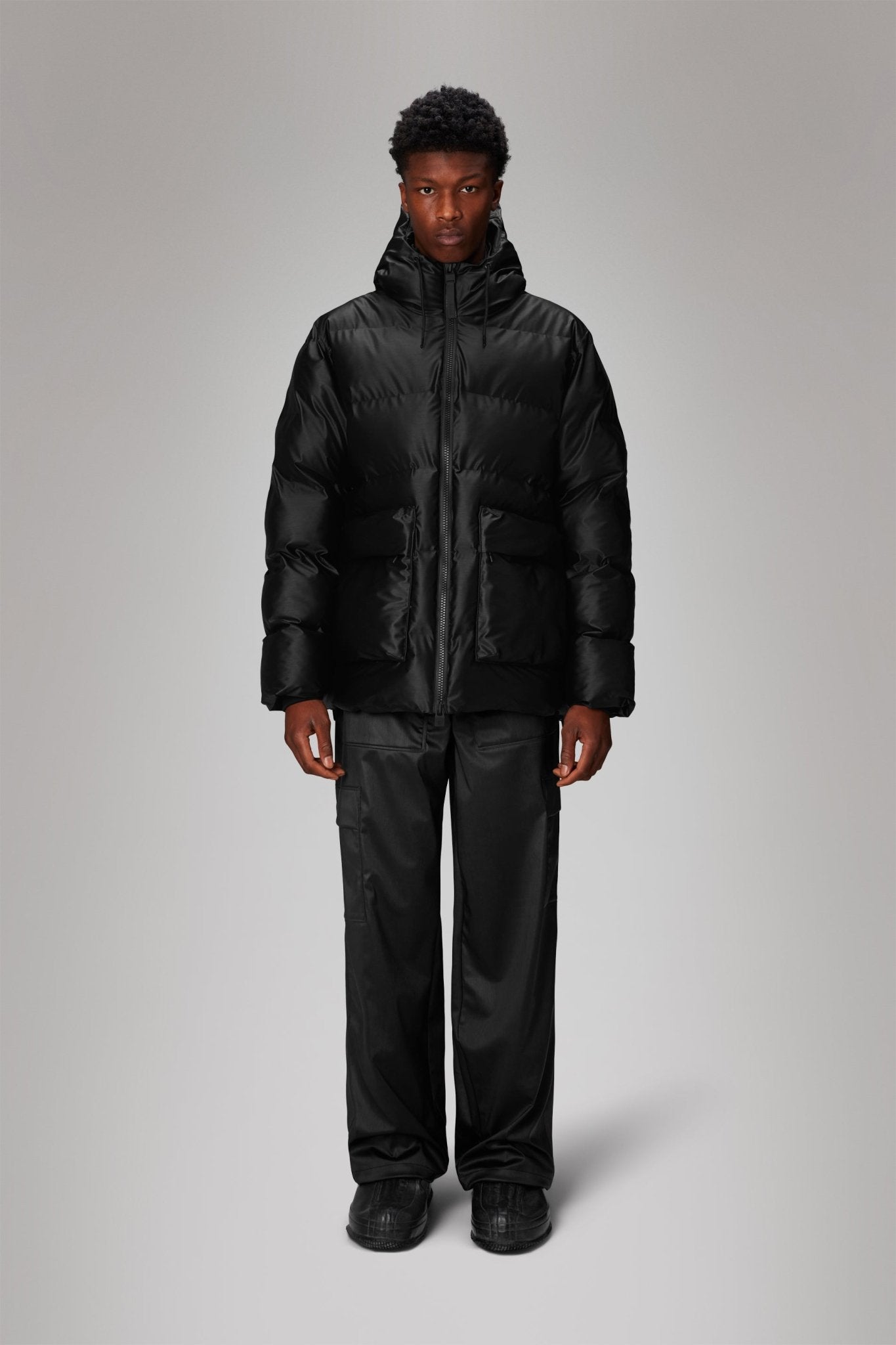 RAINS ALTA Puffer Cargo Jacket W3T3 - Boutique Bubbles