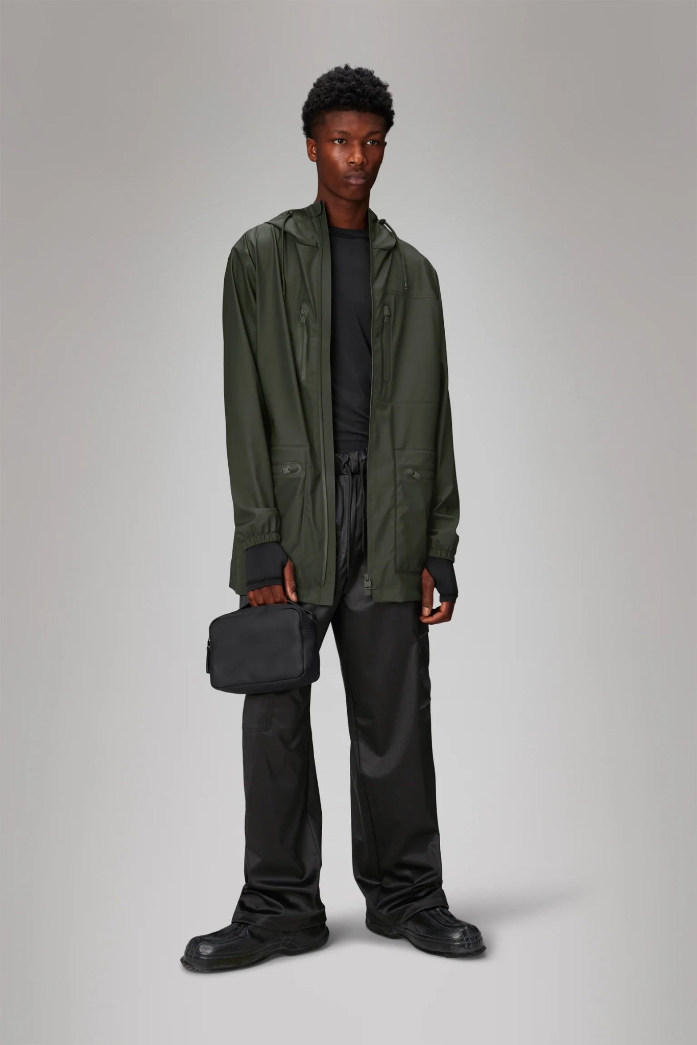 RAINS Cargo Long Jacket W3 - Boutique Bubbles