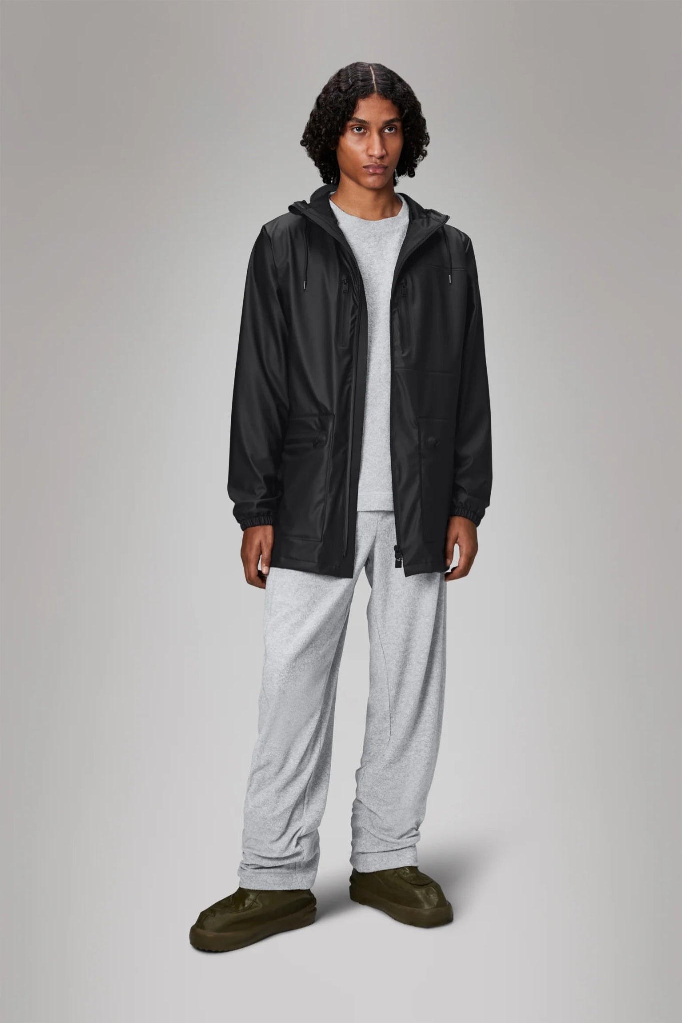 RAINS Cargo Long Jacket W3 - Boutique Bubbles