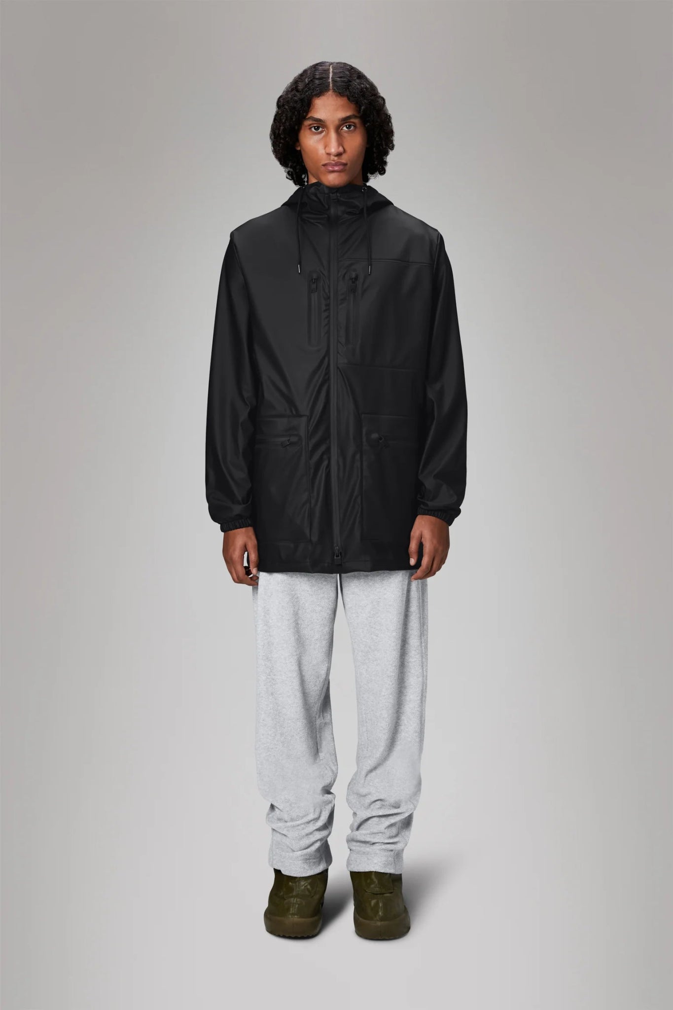 RAINS Cargo Long Jacket W3 - Boutique Bubbles