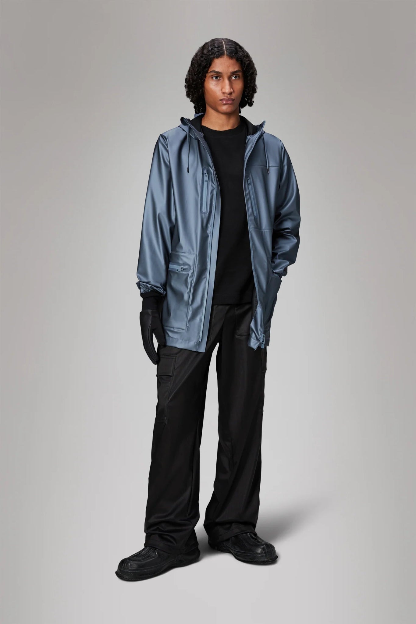 RAINS Cargo Long Jacket W3 - Boutique Bubbles