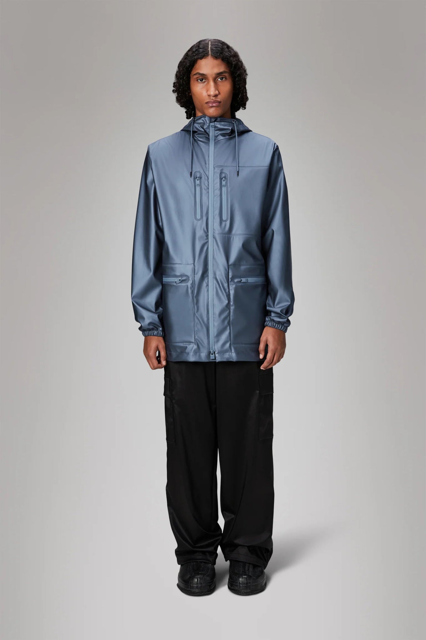 RAINS Cargo Long Jacket W3 - Boutique Bubbles