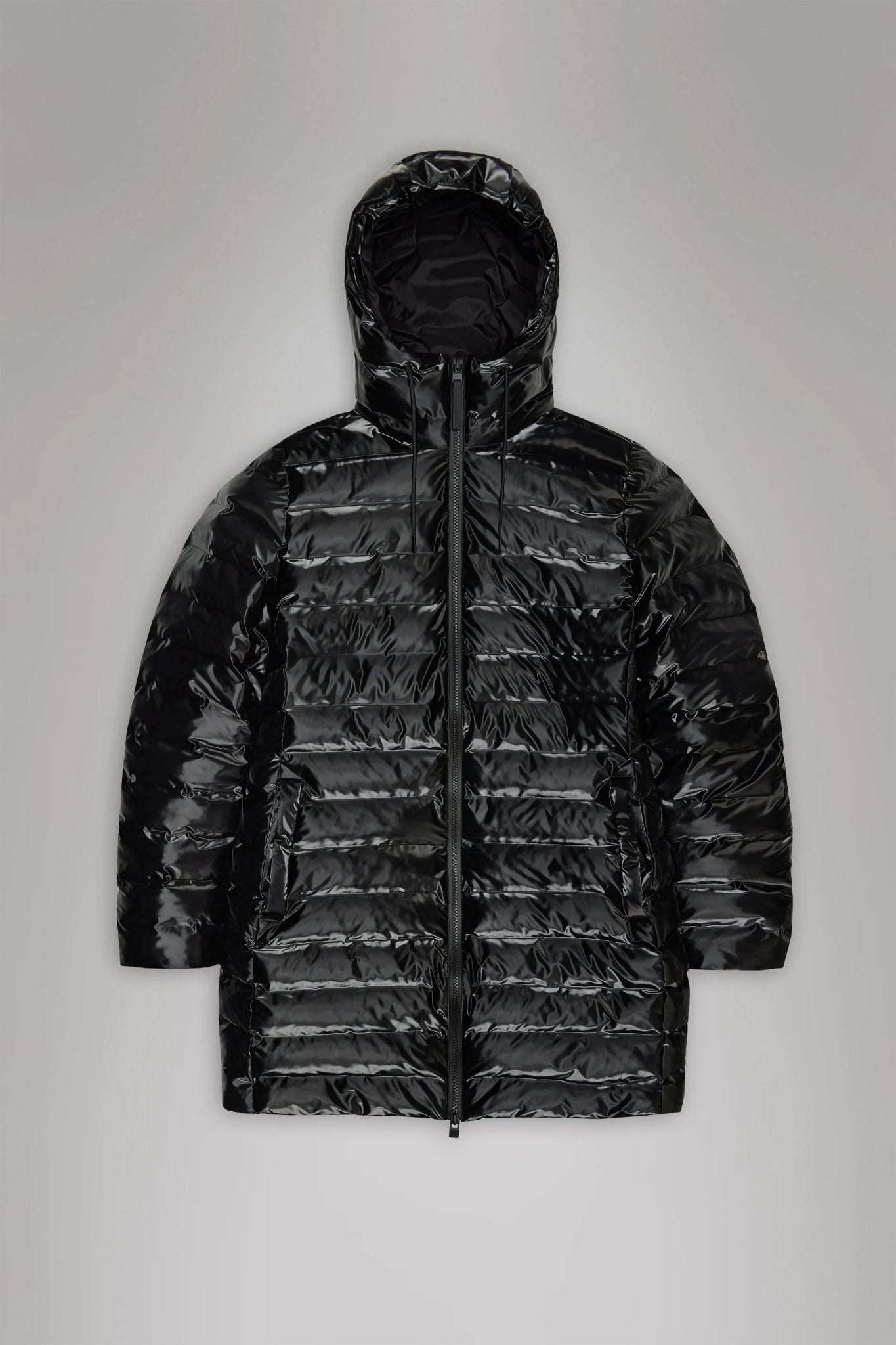 RAINS LOHJA Long Puffer Curve Jacket W3T3 - Boutique Bubbles