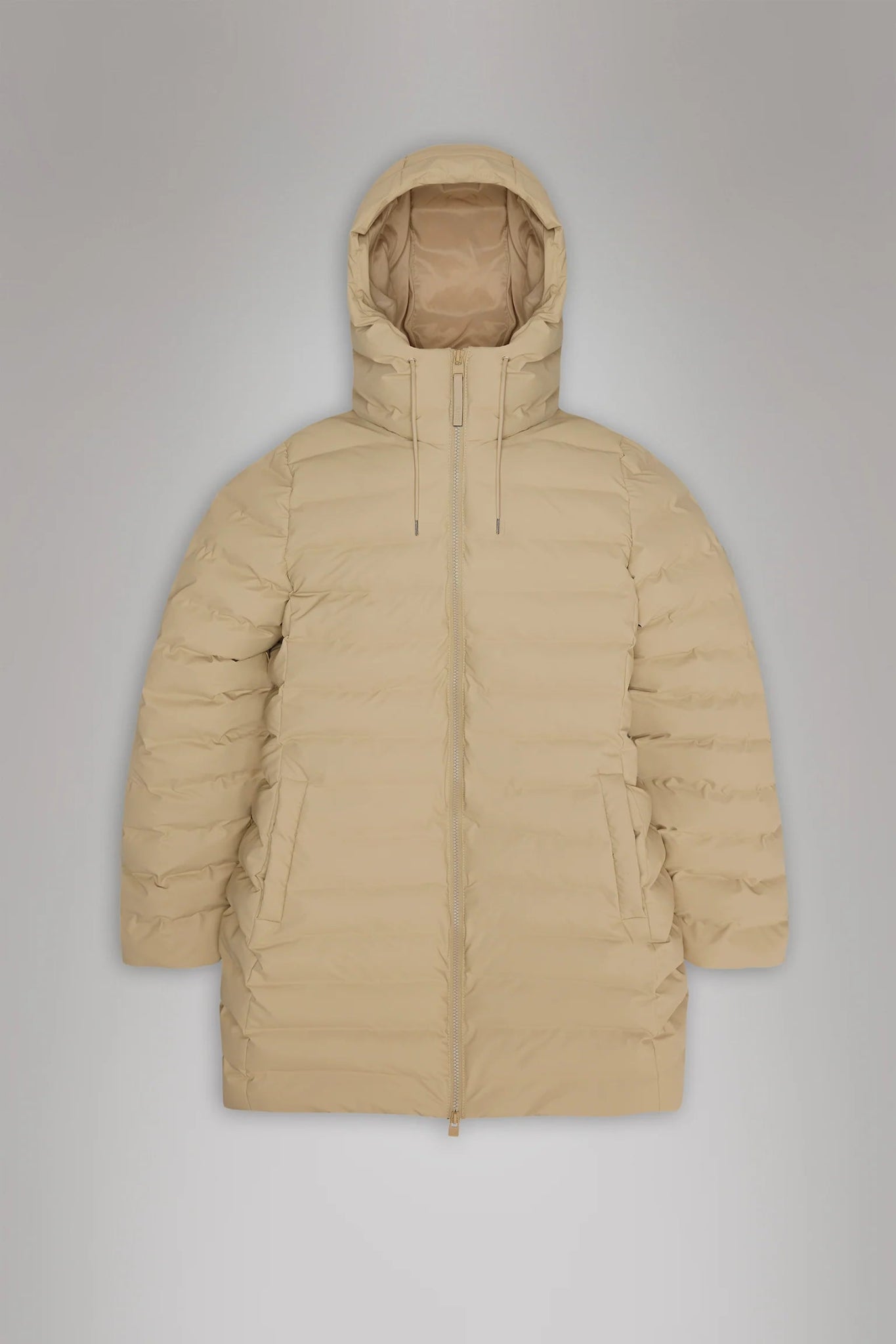 RAINS LOHJA Long Puffer Curve Jacket W3T3 - Boutique Bubbles