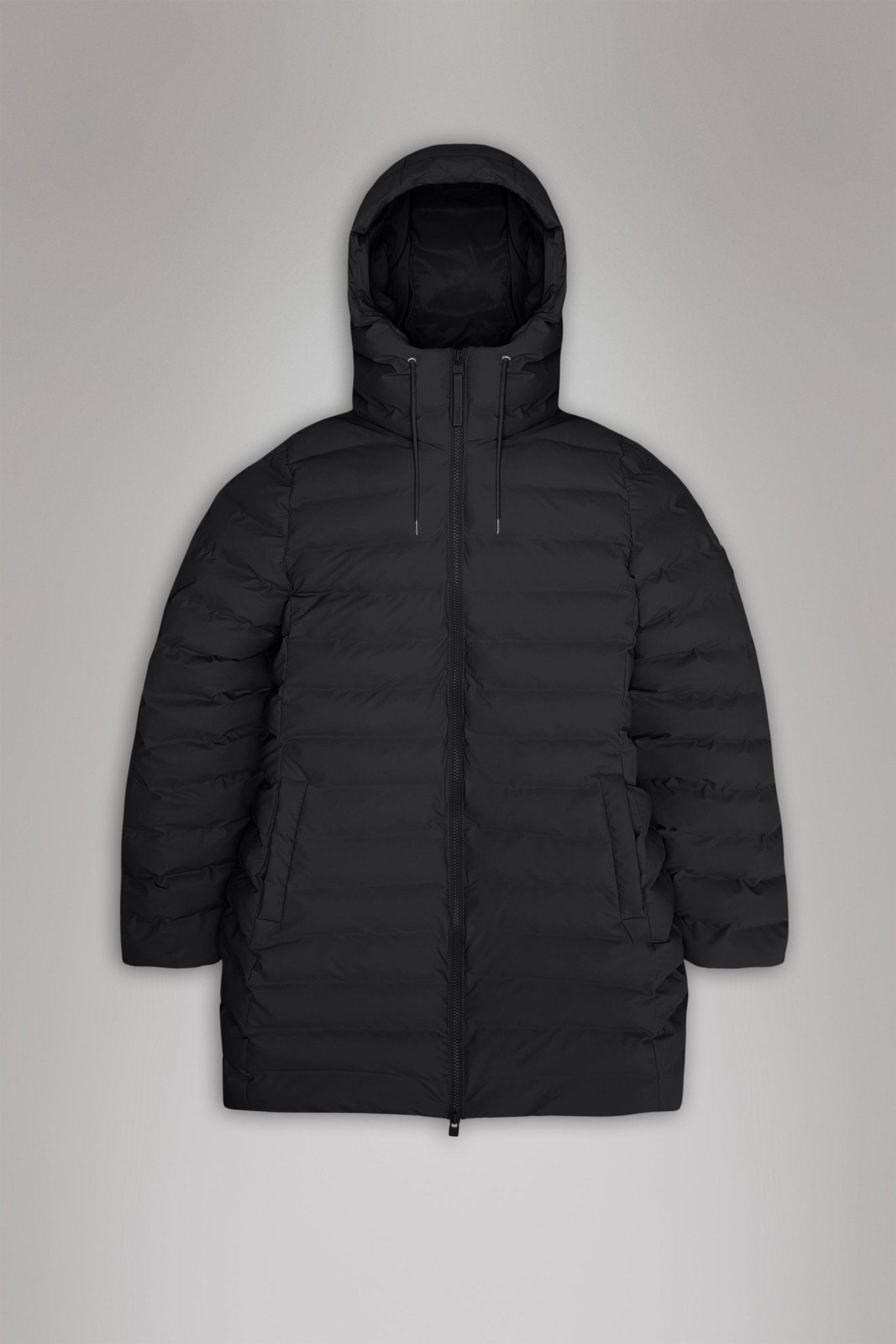 RAINS LOHJA Long Puffer Curve Jacket W3T3 - Boutique Bubbles