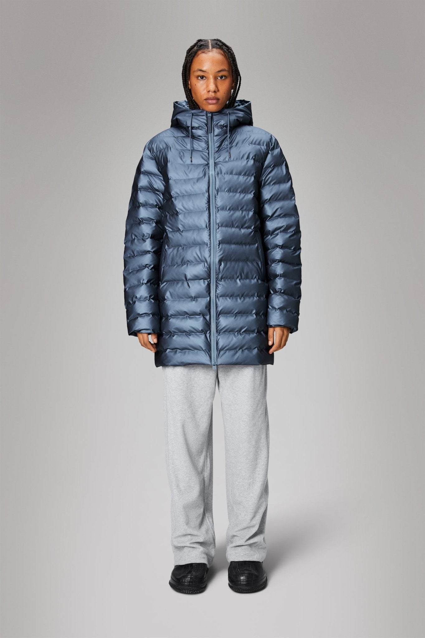 RAINS LOHJA Long Puffer Jacket W3T3 - Boutique Bubbles