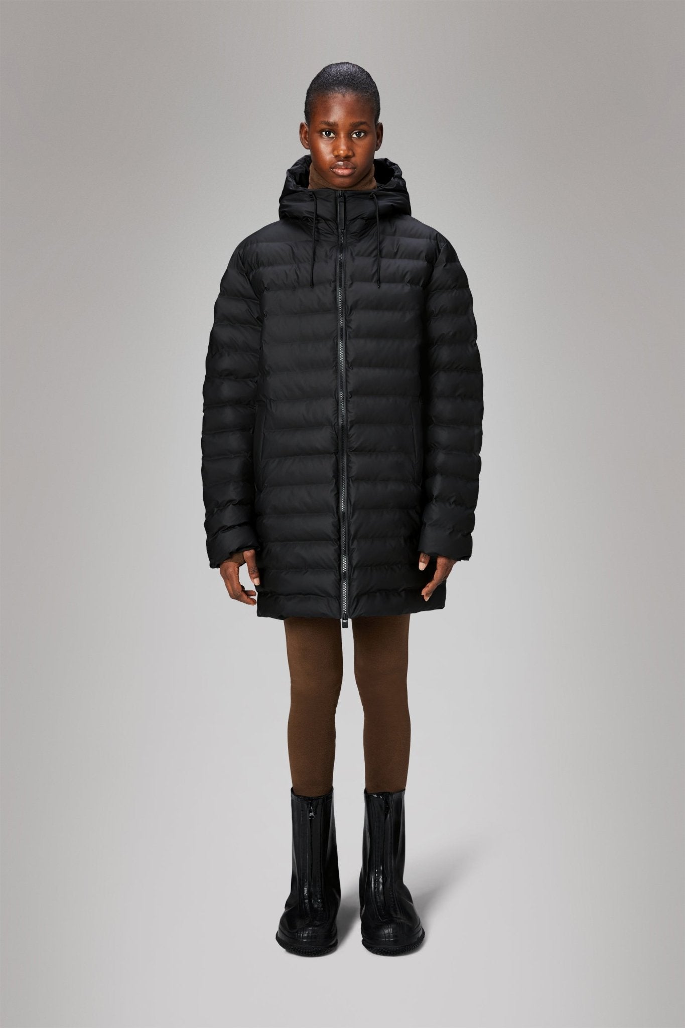 RAINS LOHJA Long Puffer Jacket W3T3 - Boutique Bubbles