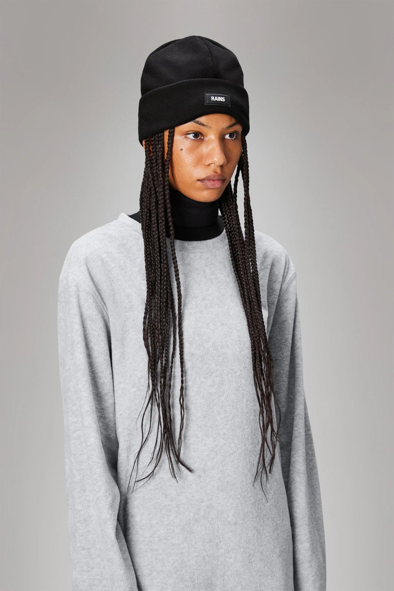 RAINS RIBBED Fleece Beanie T1 - Boutique Bubbles