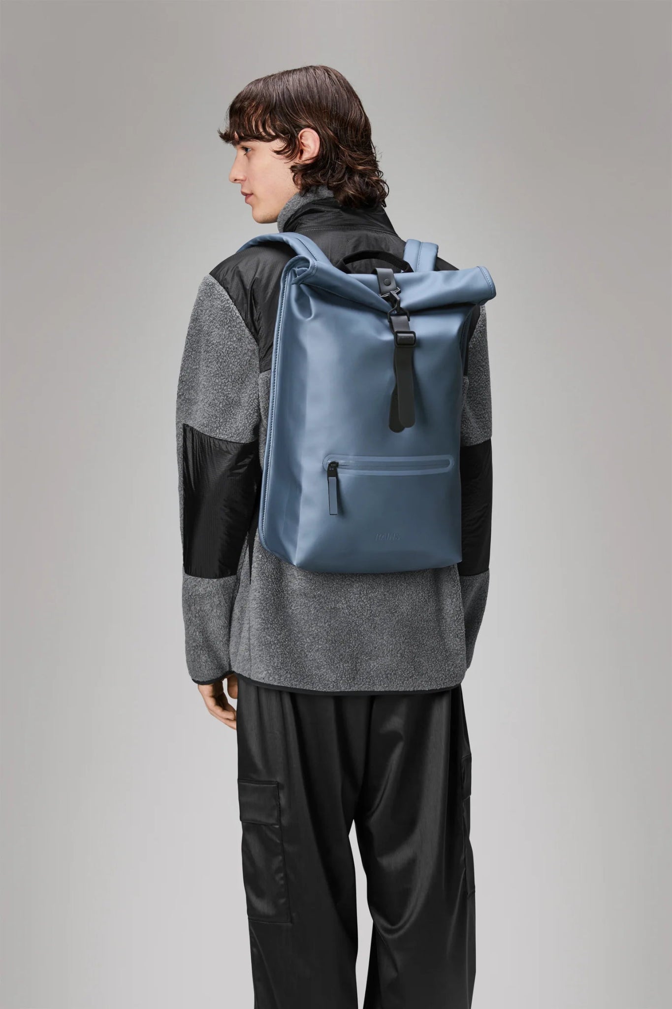 RAINS ROLLTOP Rucksack W3 - Boutique Bubbles