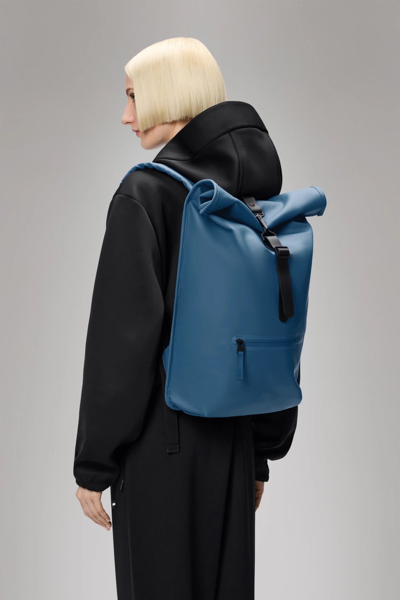 RAINS ROLLTOP Rucksack W3 - Boutique Bubbles